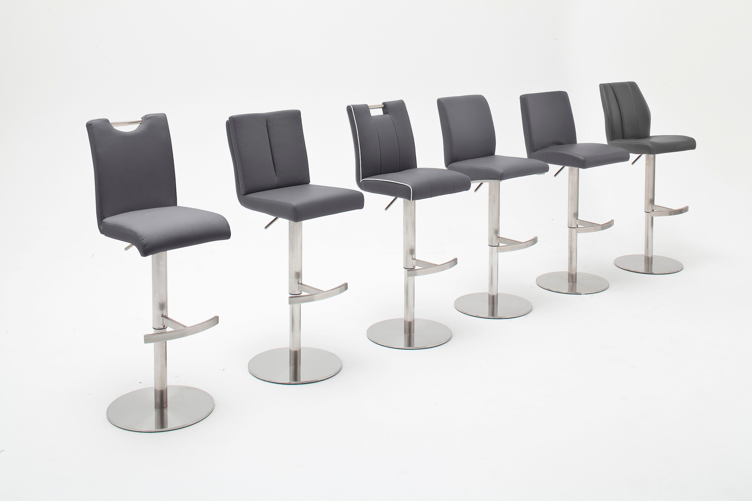 MCA furniture Bistrostuhl »BARBECOOL«, mit Rückenlehne, Bodenplatte rund, 3 günstig online kaufen