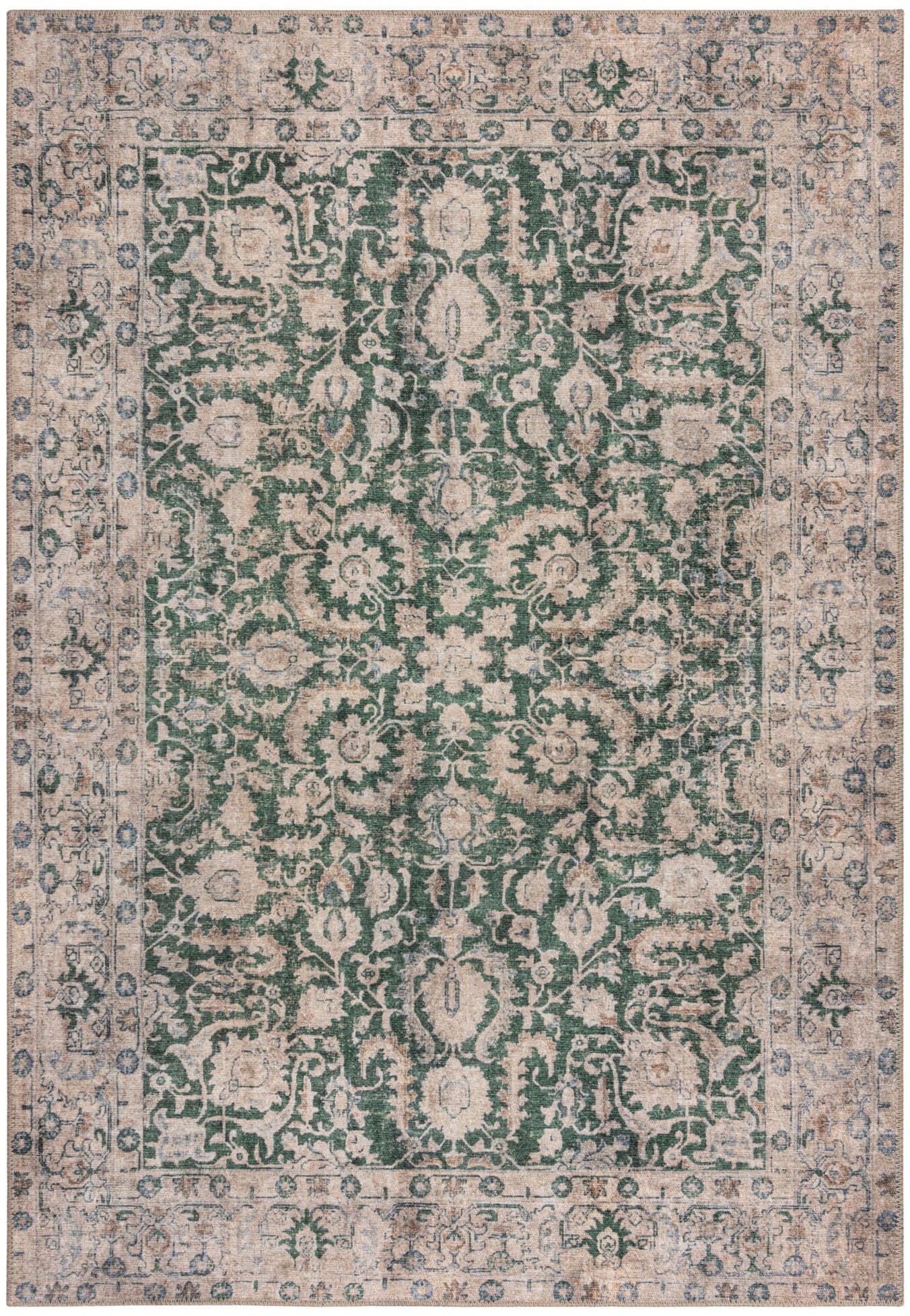 FLAIR RUGS Teppich »Beau Floral«, rechteckig, 2 mm Höhe, Waschbarer Traditi günstig online kaufen