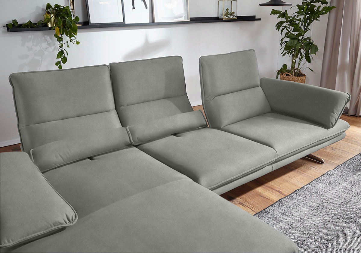 W.SCHILLIG Ecksofa »broadway, Designsofa mit tollem Sitzkomfort, L-Form«, S günstig online kaufen