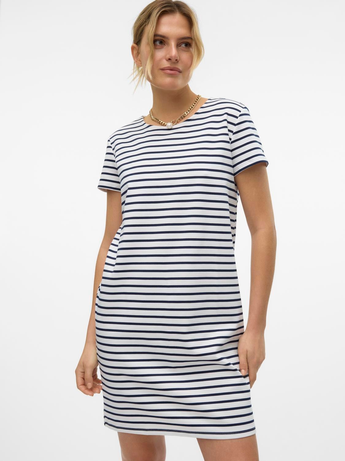 Vero Moda Minikleid »VMABBY SS SHORT ZIP DRESS JRS NOOS«, Sommerkleid