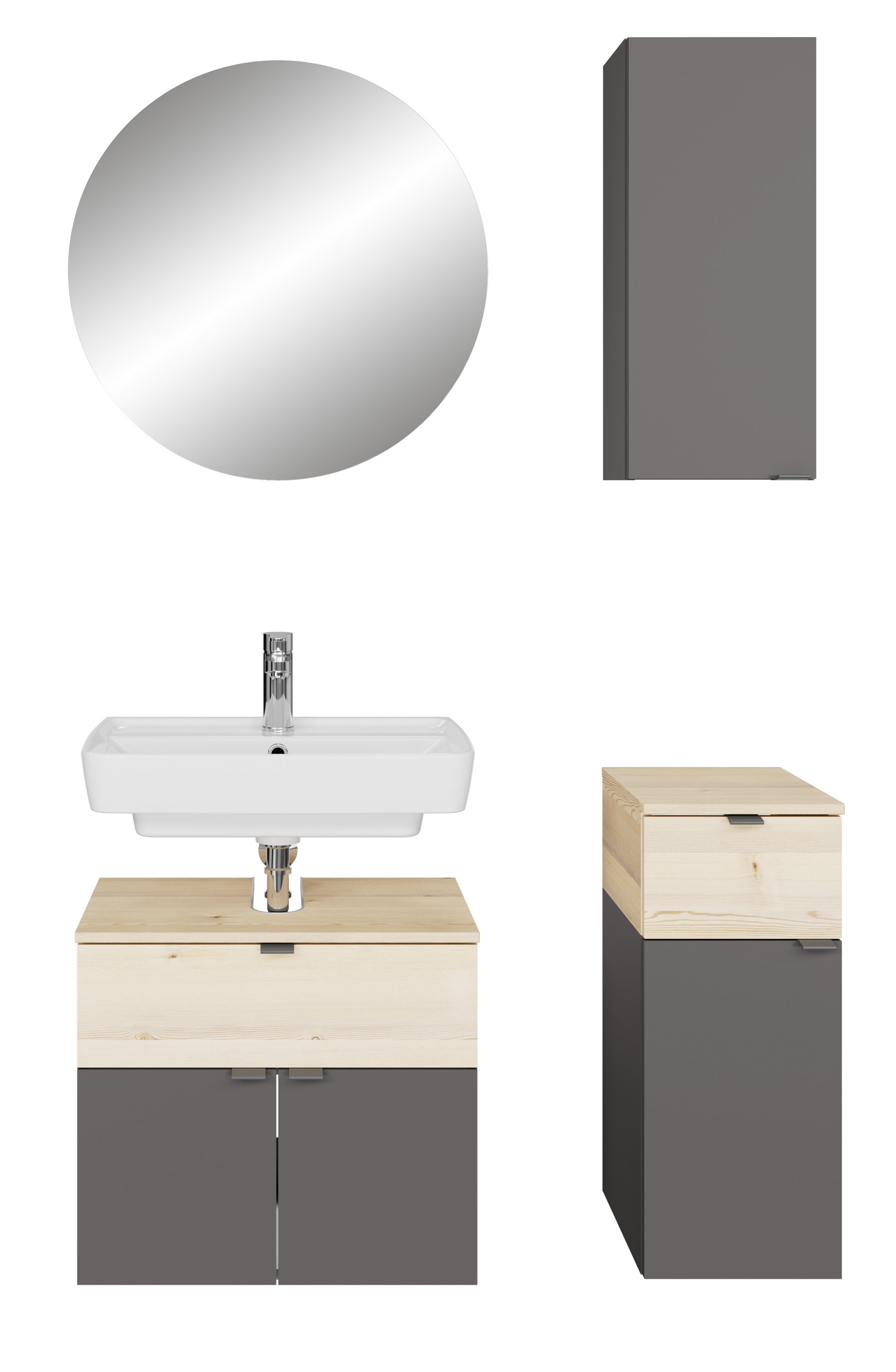 Saphir Badmöbel-Set »Quickset 394« Komplett-Set, 4 Stk. tlg. günstig online kaufen