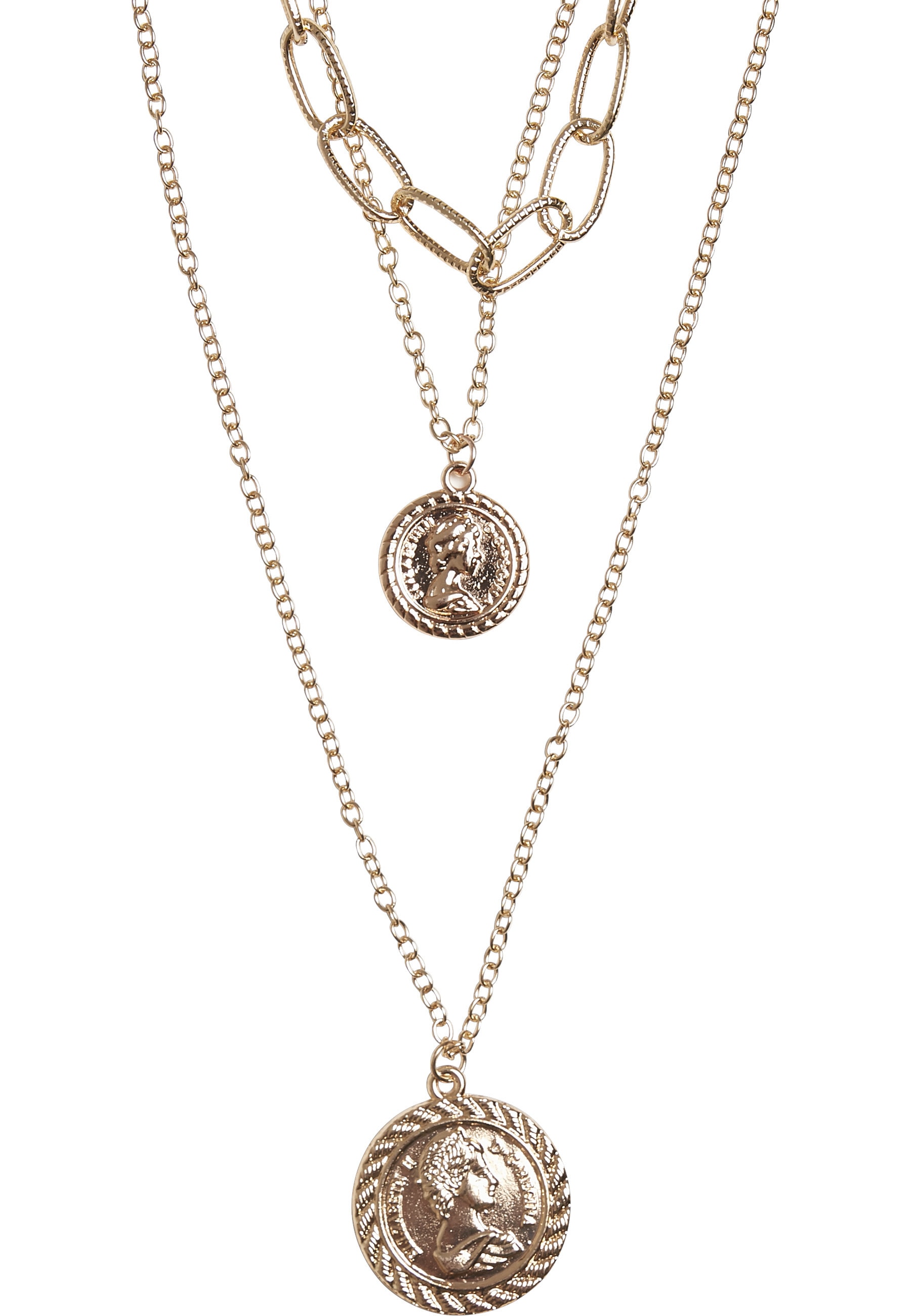 URBAN CLASSICS Edelstahlkette »Urban Classics Unisex Patricia Layering Necklace«