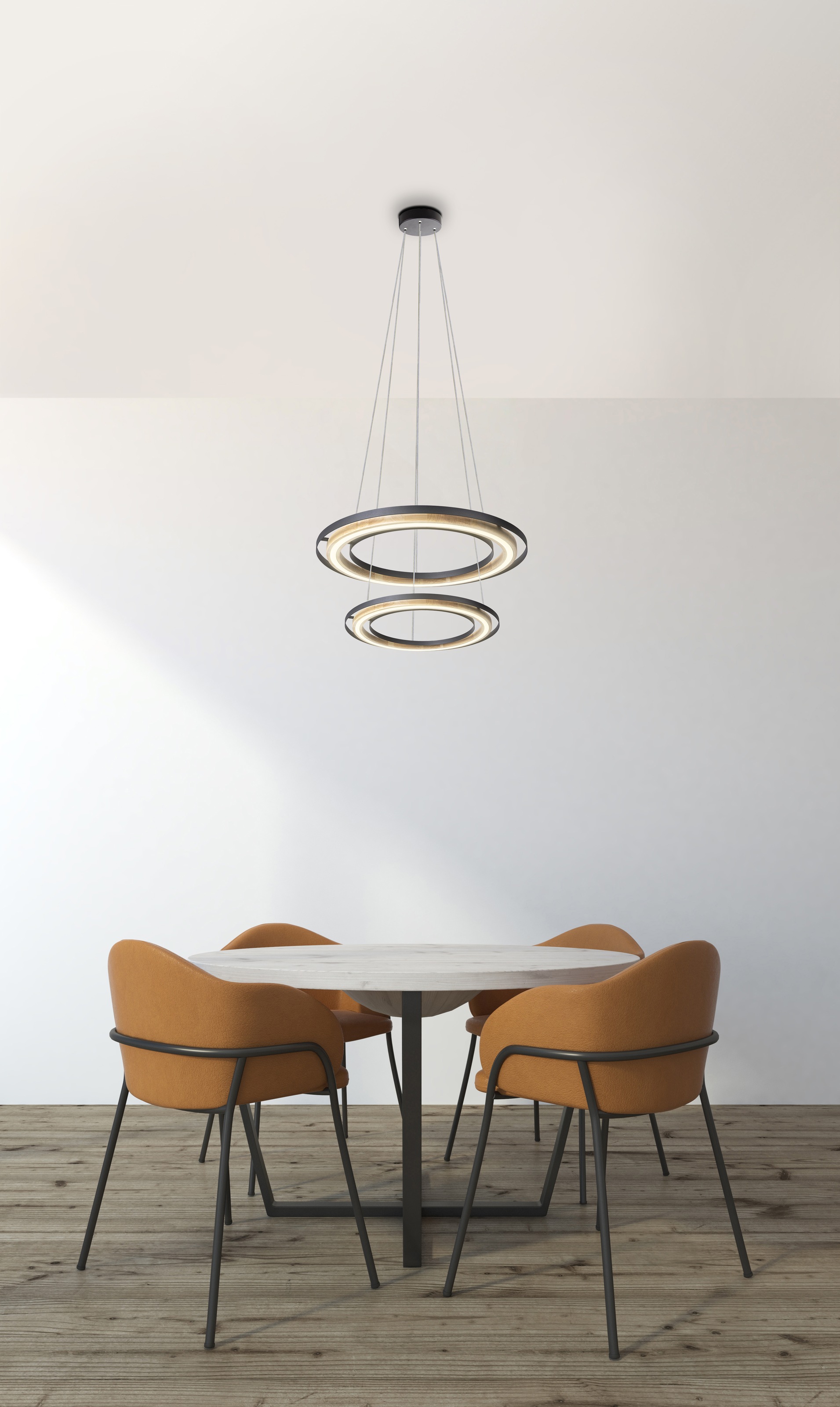 NOWA LED Pendelleuchte »RILAS« LED-Modul 1 Stk. Warmweiß Hängelampe schwarz günstig online kaufen