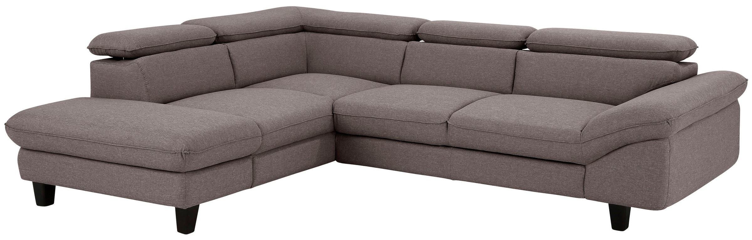 Home affaire Ecksofa »Pilot L-Form«, mit Kopfteilverstellung, wahlweise mit Bettfunktion & Bettkasten