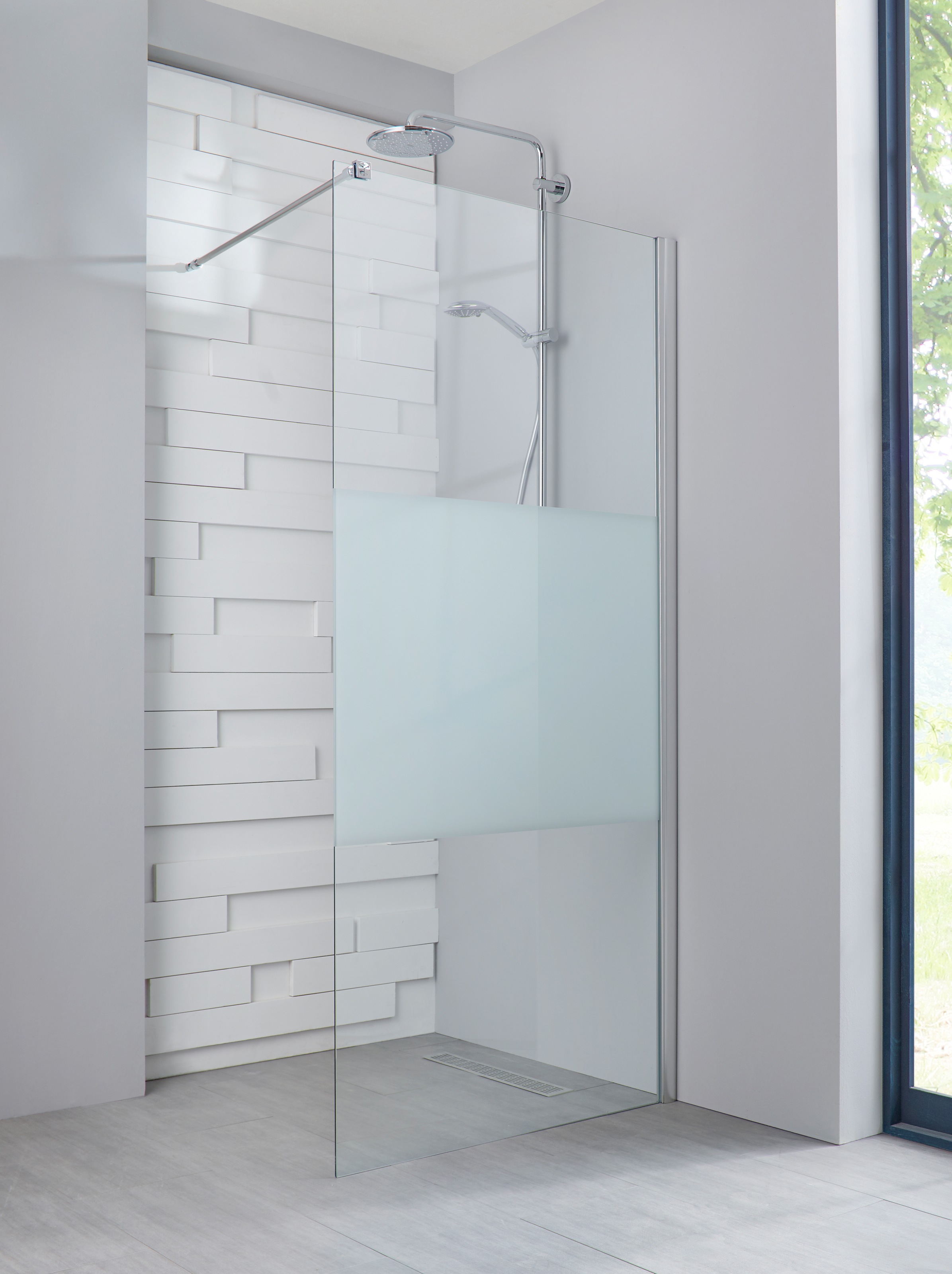 maw by GEO Walk-in-Dusche »Relax«, Breite 100 cm, Duschabtrennung