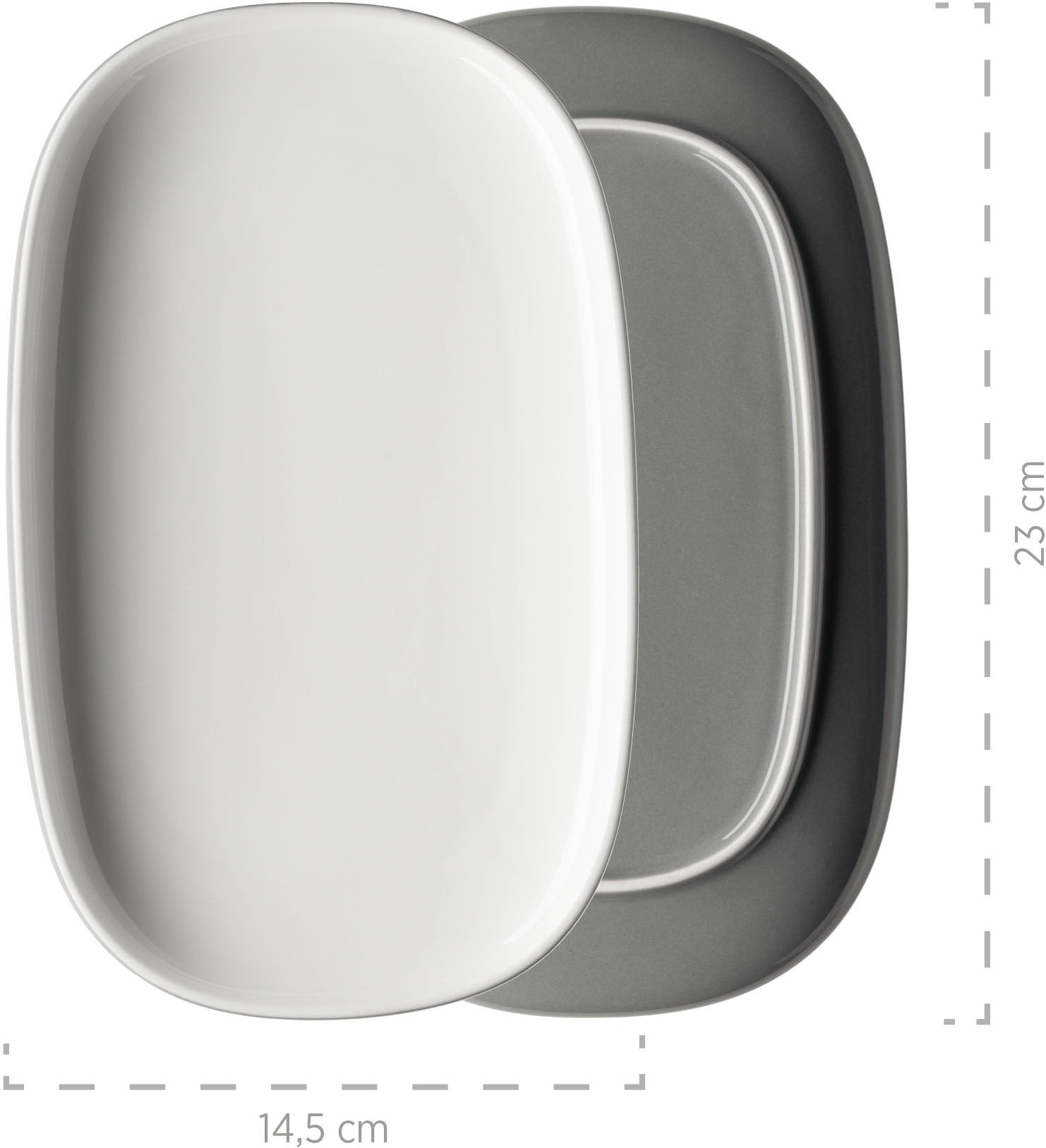 MÄSER Servier-Set »Isora, Platten Set, aus Keramik«