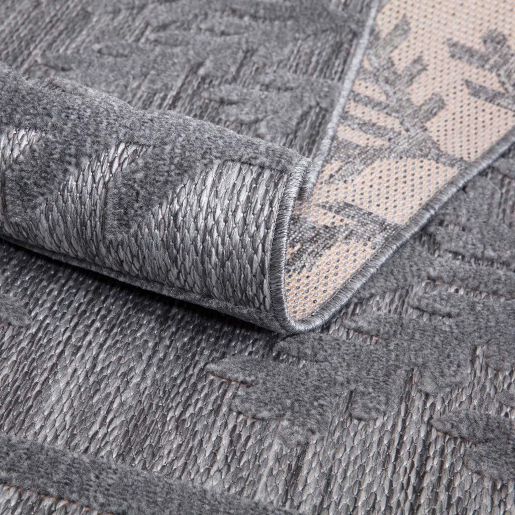 Carpet City Teppich »In-& Outdoorteppich Santorini 411, 3D-Effekt, Boho-Optik«, rechteckig, 5 mm Höhe, Wetterfest & UV-beständig für Terrasse, Balkon, Küche, Flur