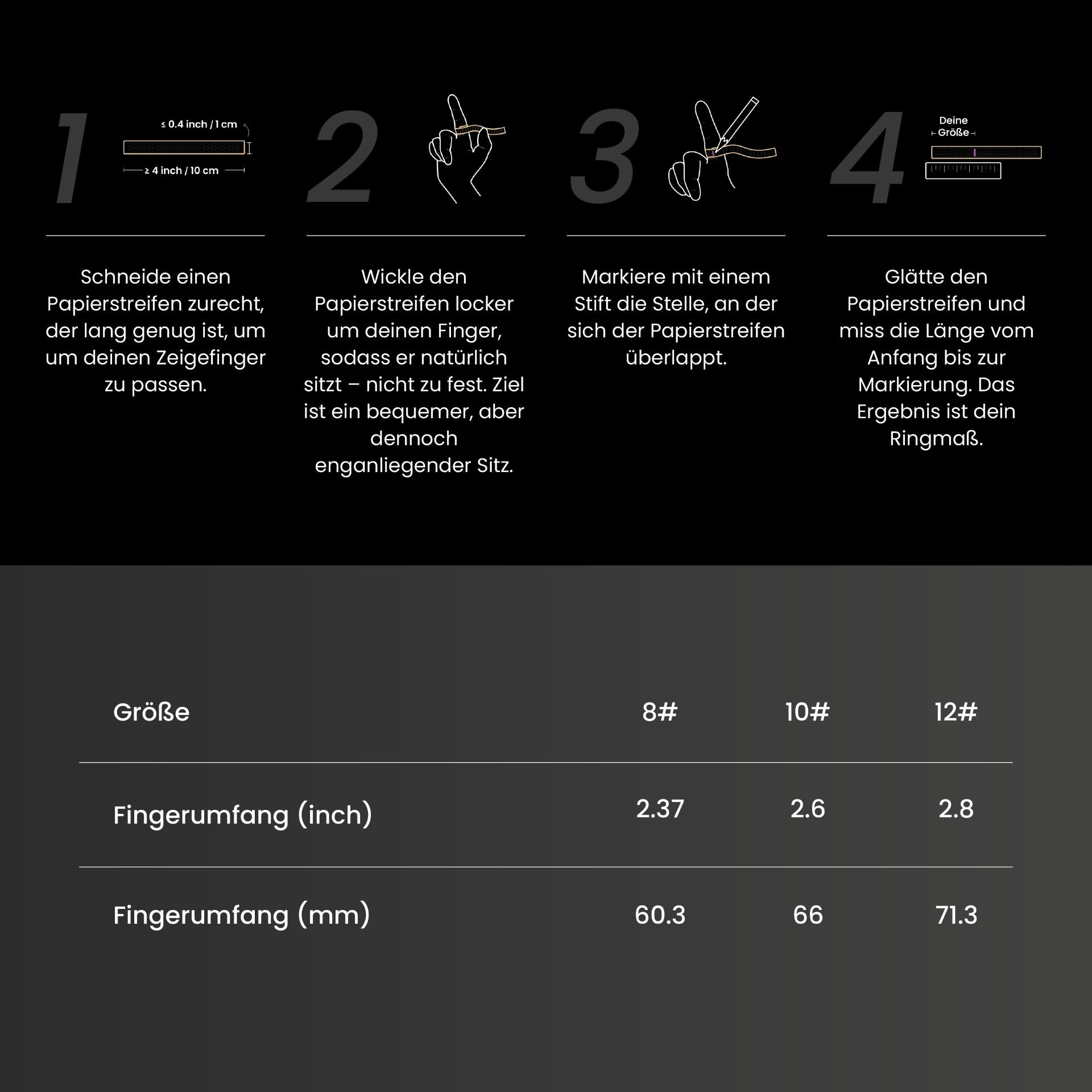 Amazfit Fitness-Tracker »Helio Ring (Size 8)«