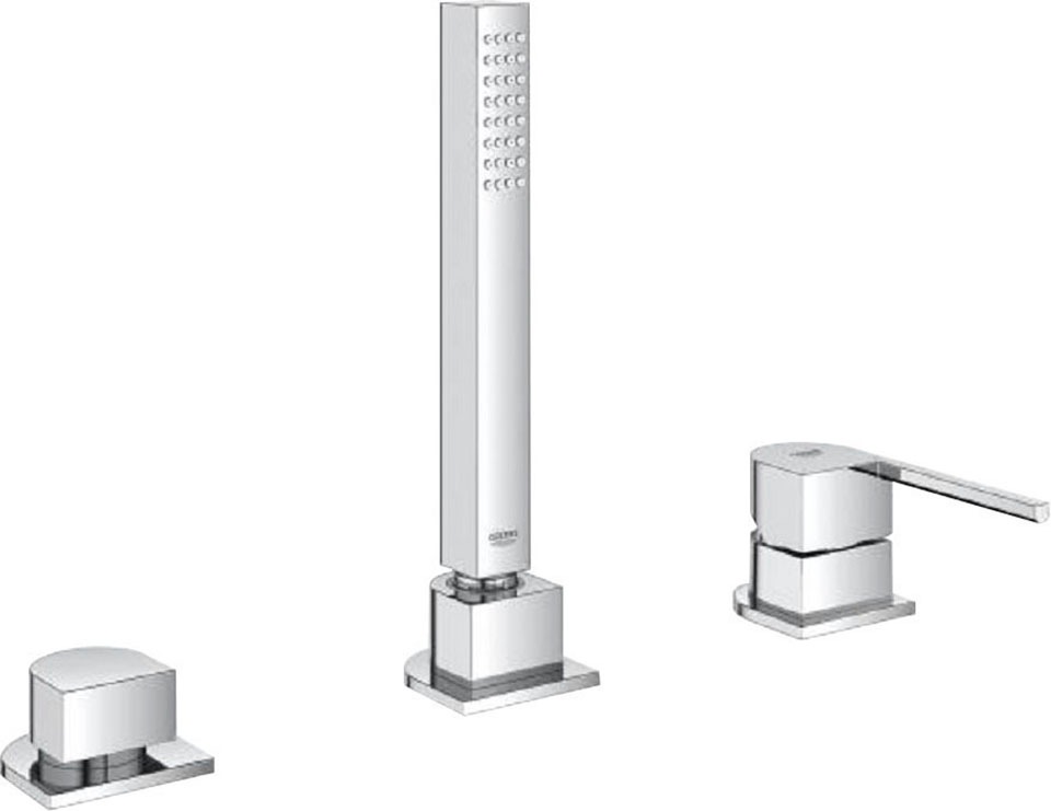 Grohe Wannenarmatur »Plus«, 3-Loch Einhand-Wannenkombination, verchromt kaufen