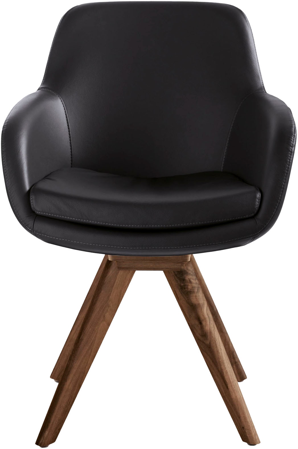 Musterring Esszimmerstuhl »Tavia« (Set) 2 Stk.Stativgestell Wildnussbaum, D günstig online kaufen