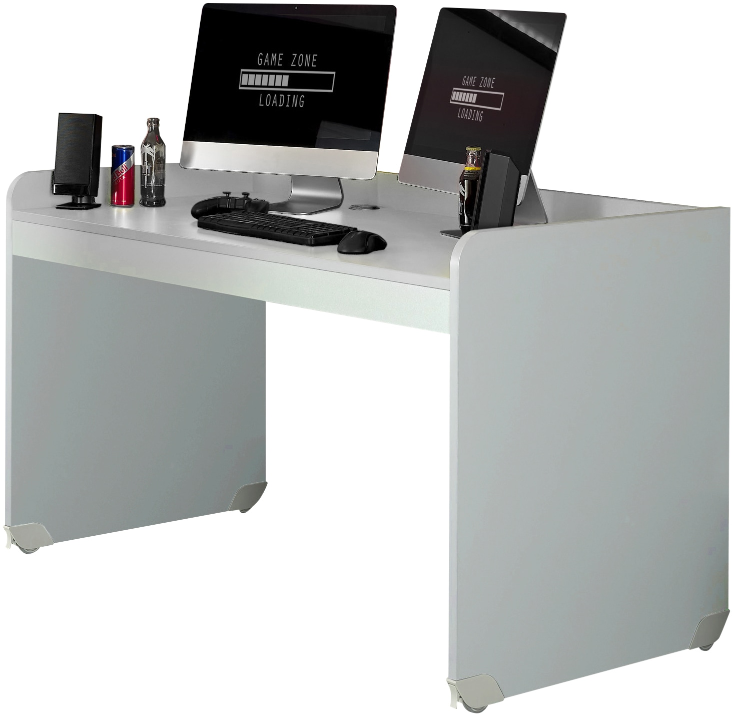 Begabino Gamingtisch »Kellon«, rollbar, Schreibtisch wahlweise in 2 Farben