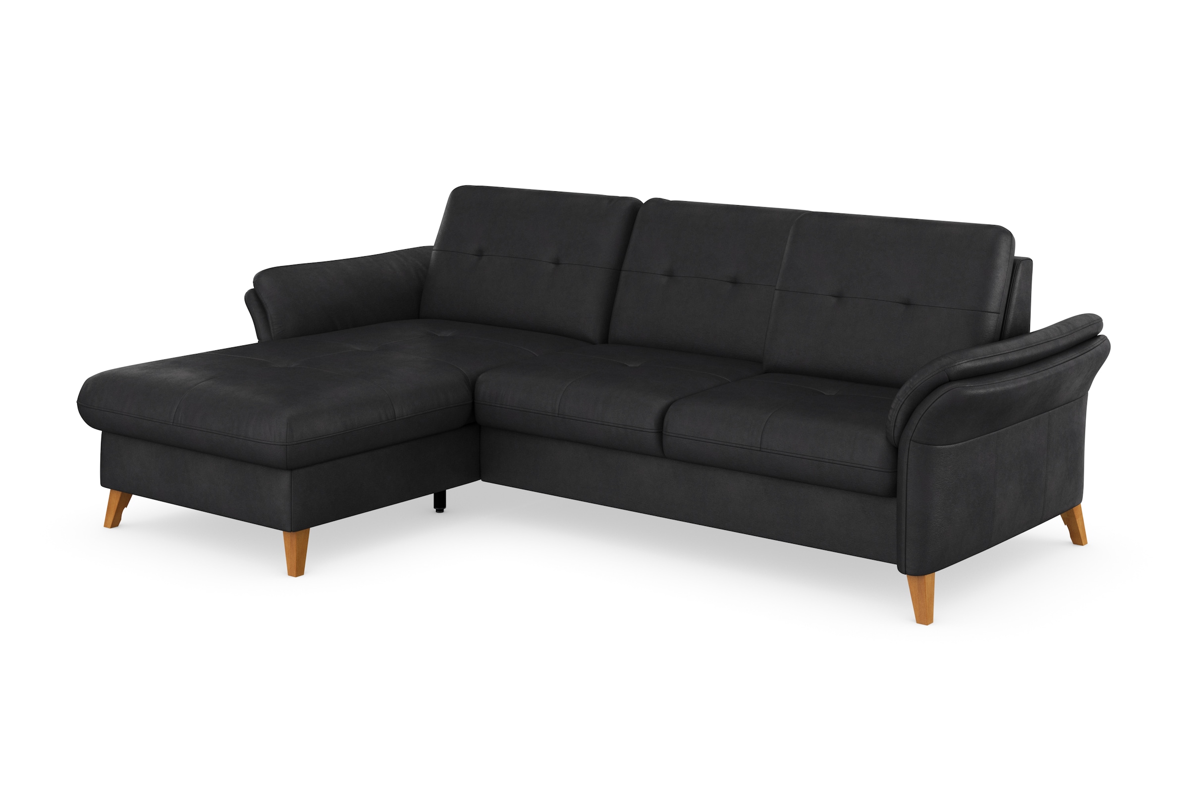 sit&more Ecksofa »Göteborg«, Sitztiefenverstellung und Federkern, wahlweise mit Bettfunktion