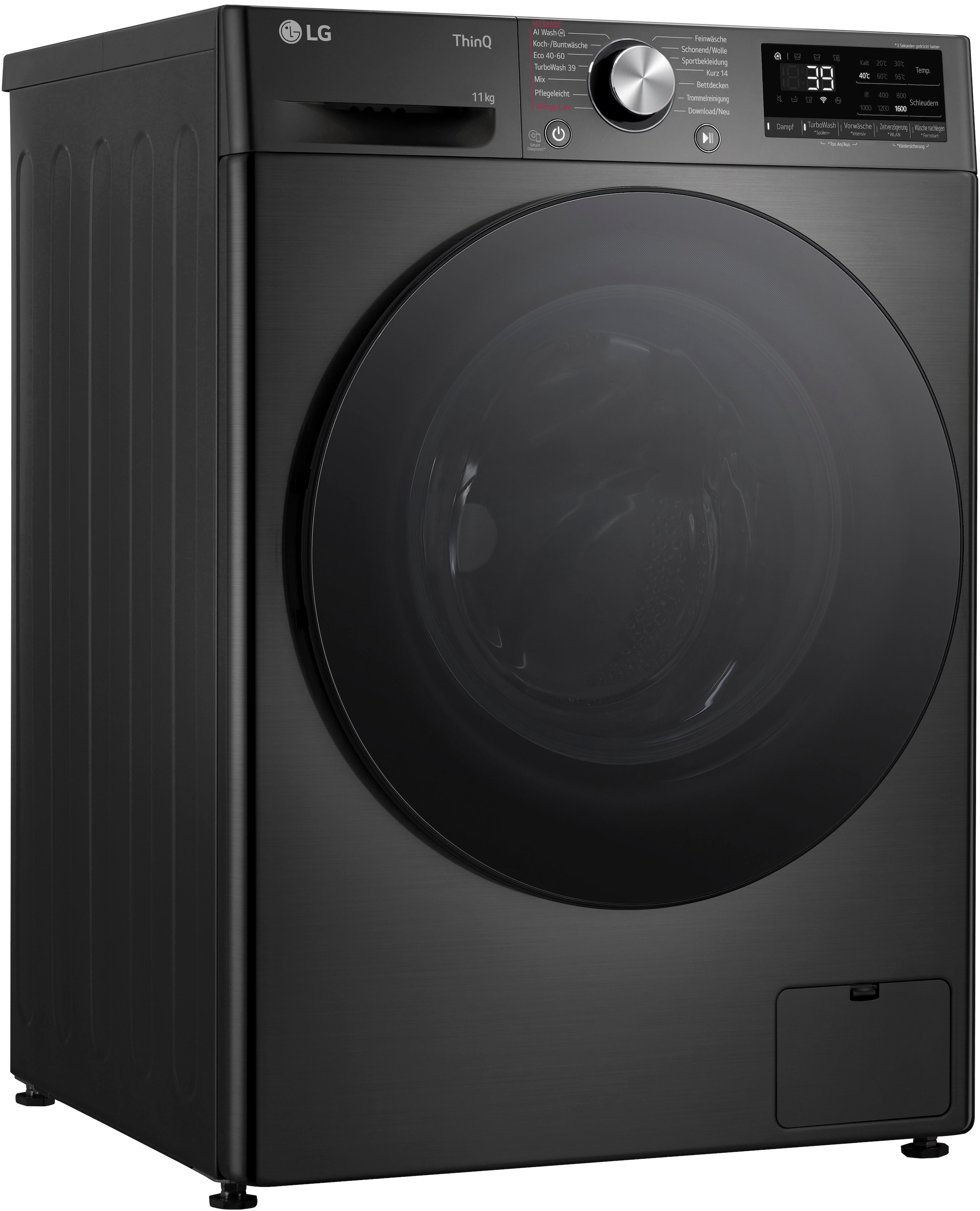 LG Waschmaschine Serie 7 »F6WR701YB«, 11 kg, 1600 U/min, Steam Funktion