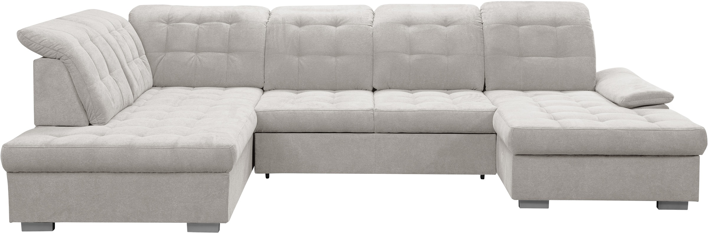 WERK2 Wohnlandschaft »Kordula-New U-Form«, Sofa in U-Form mit Schlaffunktio günstig online kaufen