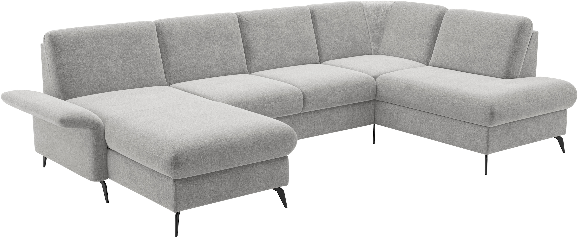 Home affaire Wohnlandschaft »Rochelle«, optional: Armteilverstellung, klappbar, Bettkasen