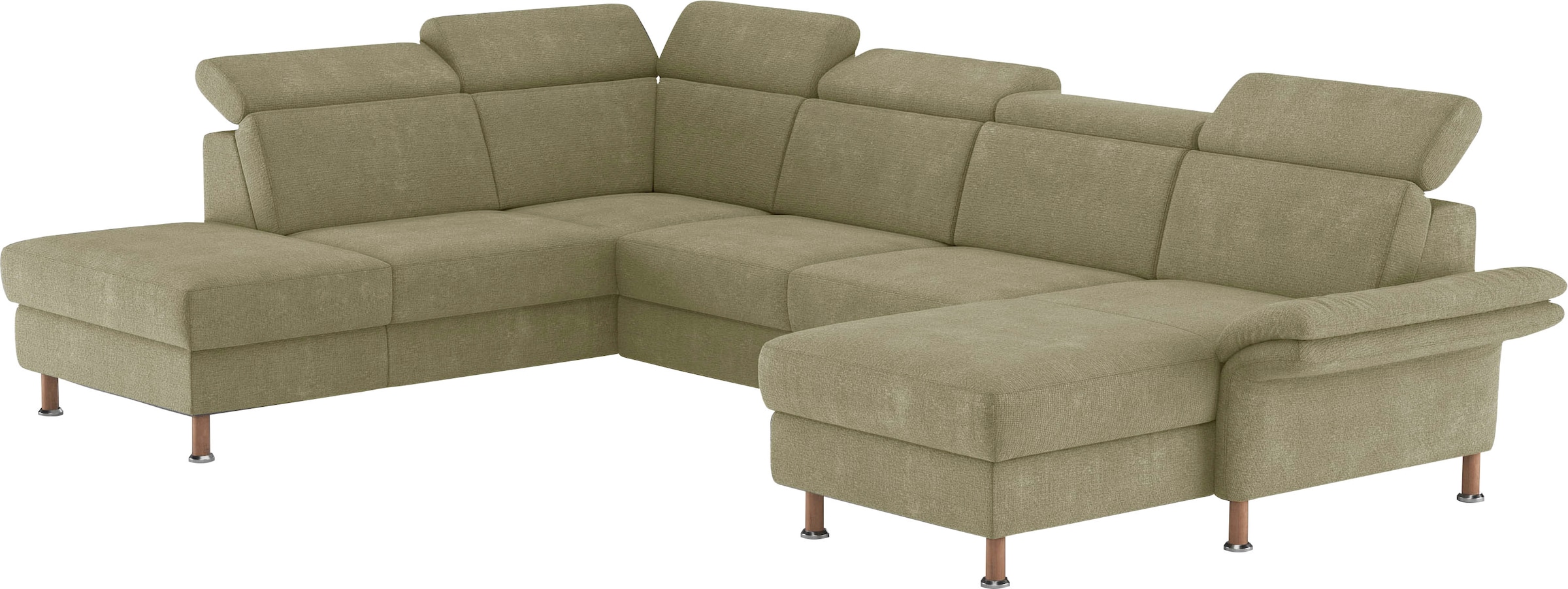 Home affaire Wohnlandschaft »Calypso U-Form«, wahlweise mit motorischer Relaxfunktion