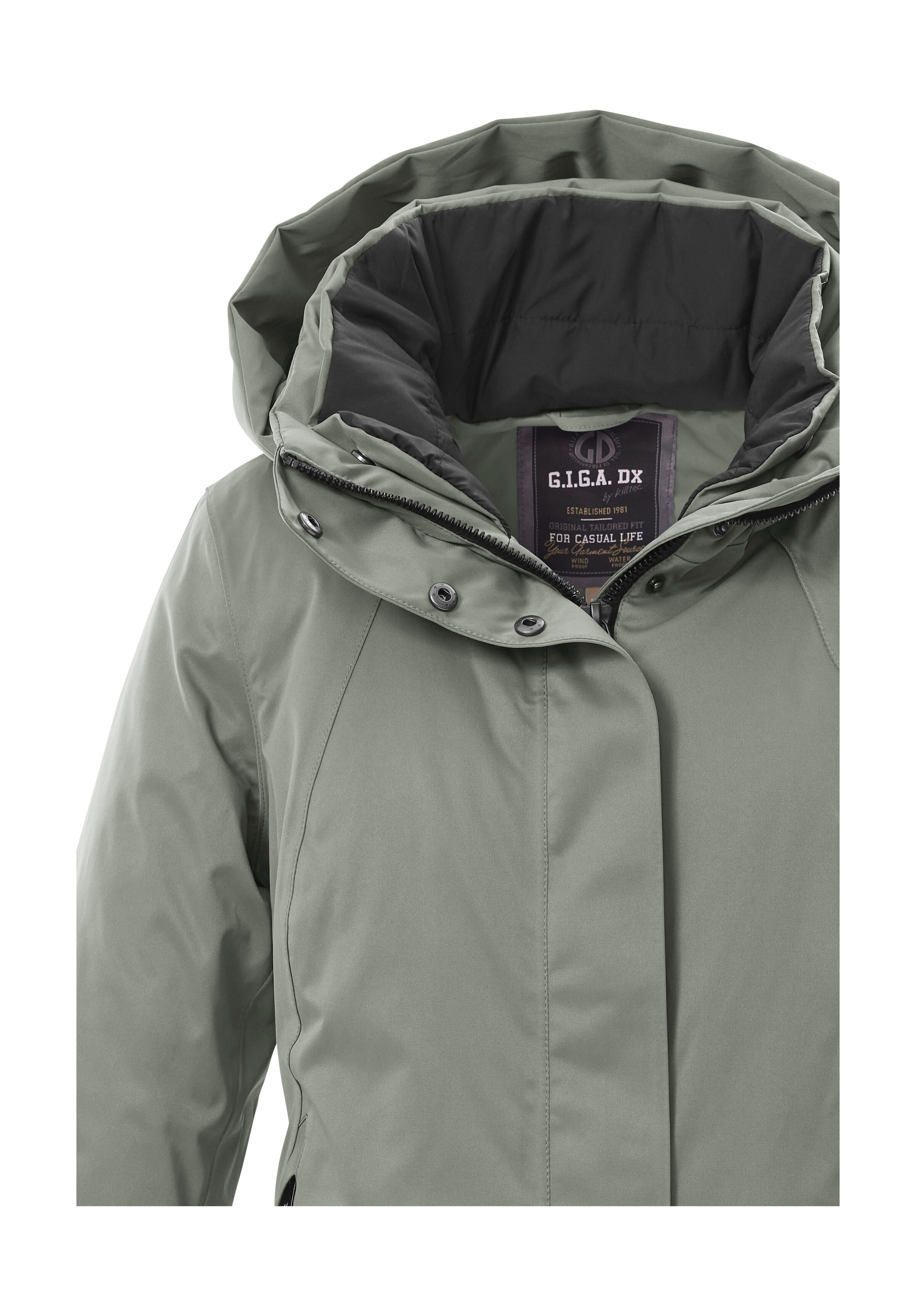 G.I.G.A. DX by killtec Parka »GW 93 WMN PRK«, wasserdicht, atmungsaktiv, 2-Wege-Reißverschluss