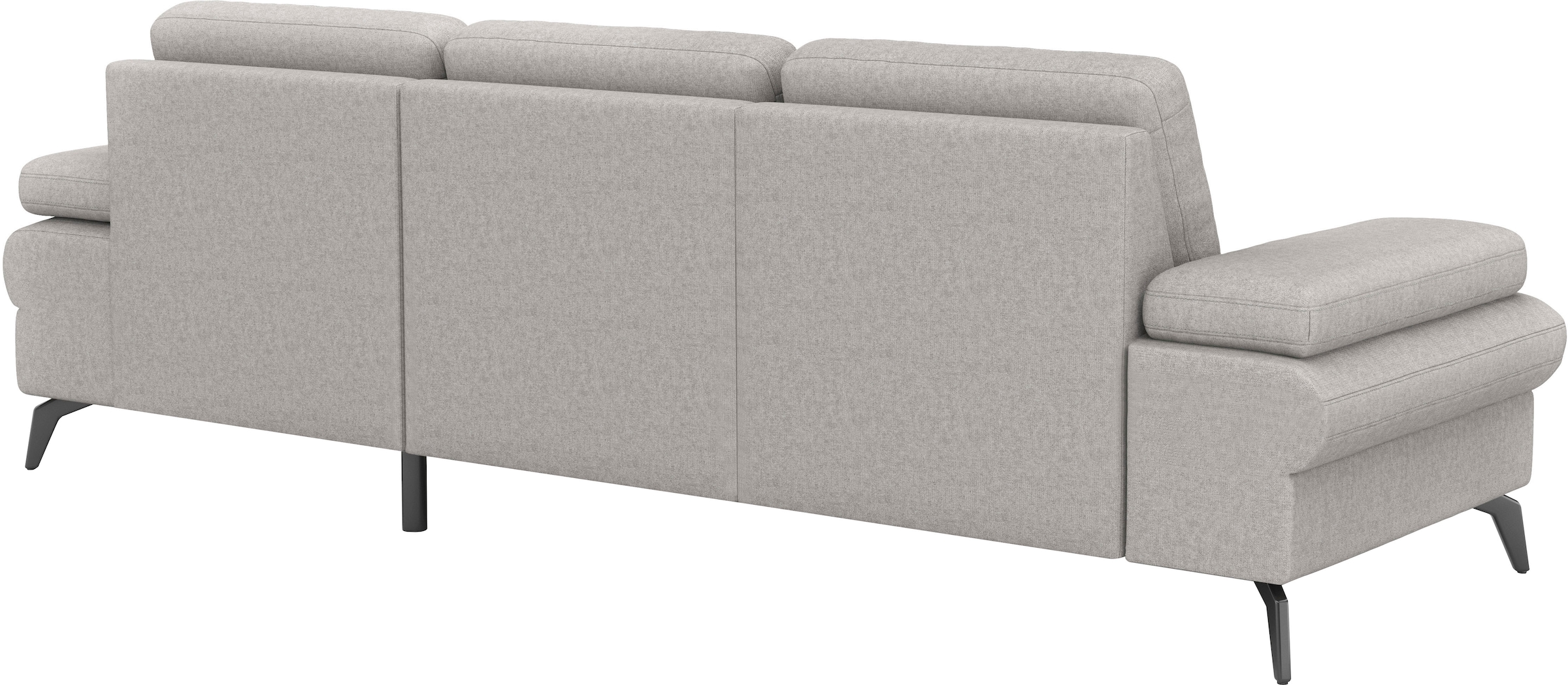 sit&more Ecksofa »Morris Jubi L-Form, B: 247 cm«, mit Armteilfunktion & 1 Zierkissen, optional Bettfunktion