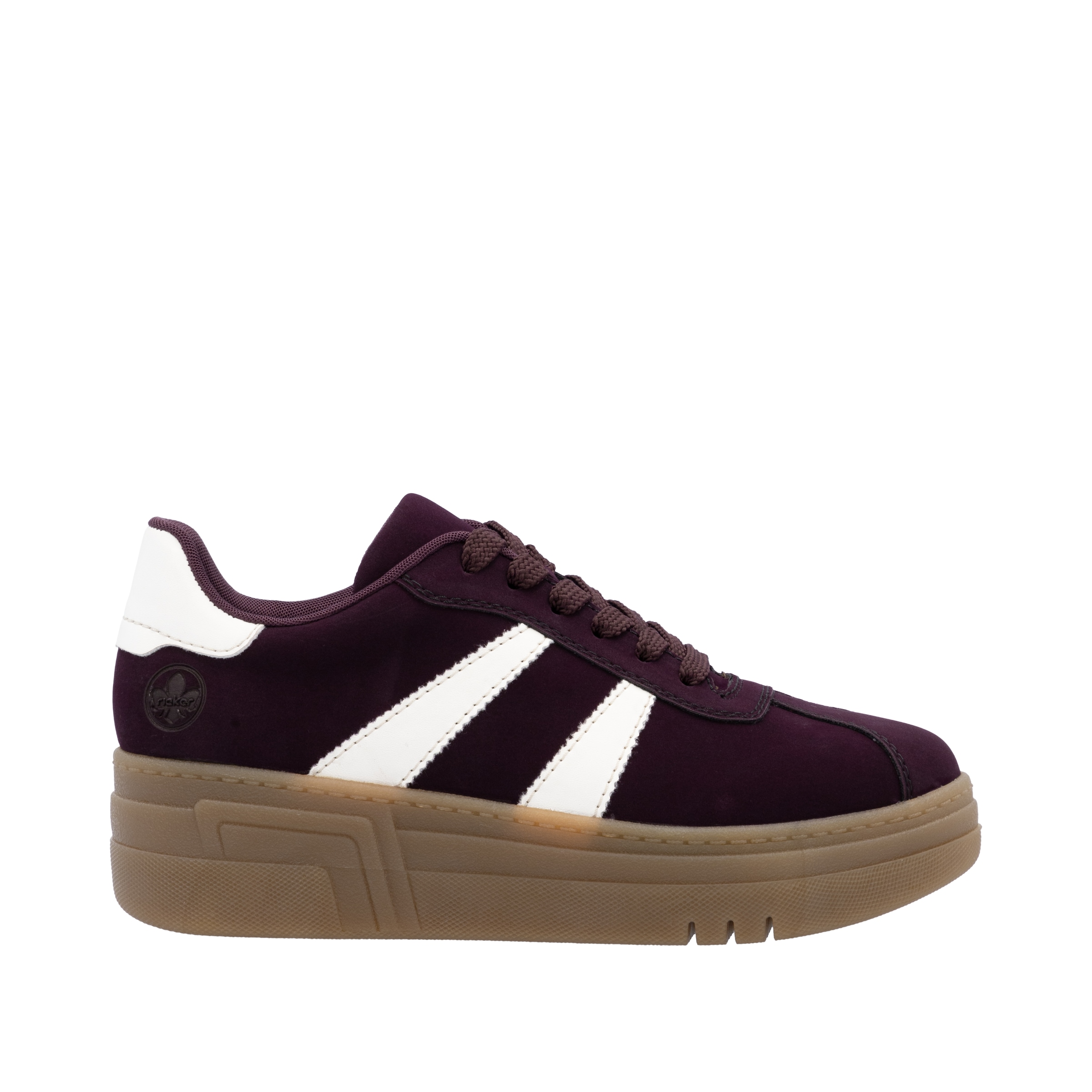 Rieker Plateausneaker, Basket-Sneaker, Retro-Sneaker, Schnürschuh mit weichem Schaftrand