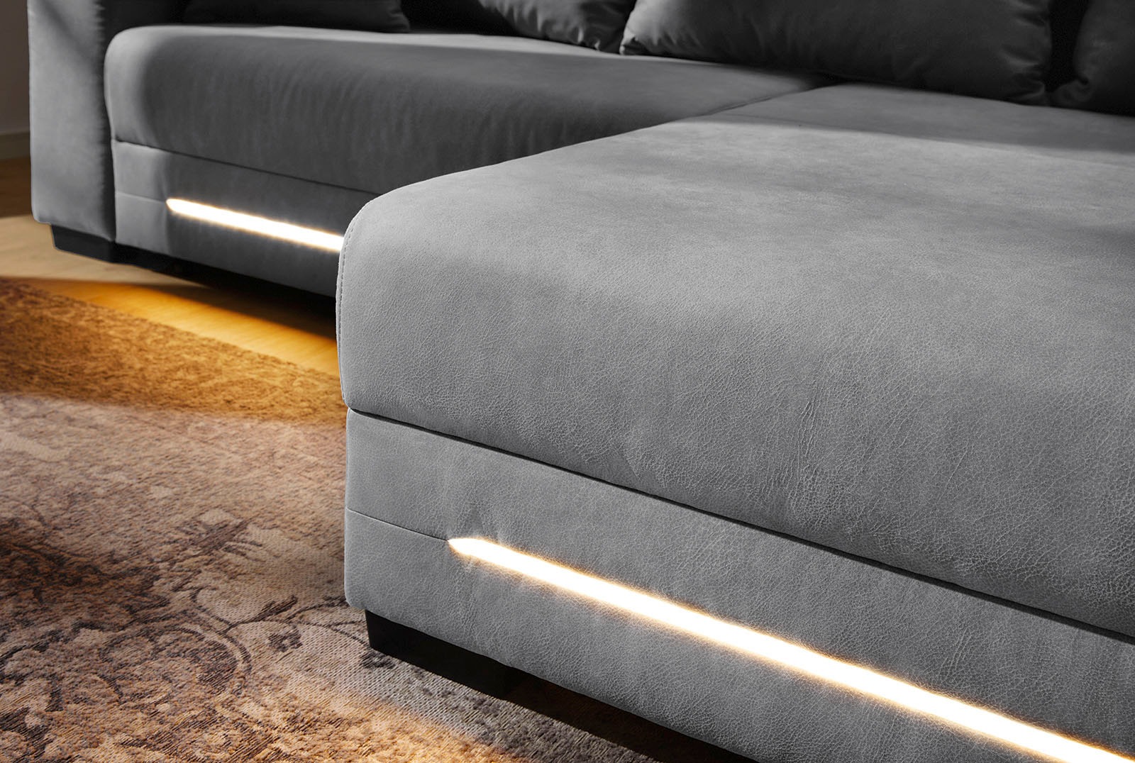 Jockenhöfer Gruppe Ecksofa »Spotlight, mit dimmbarer LED-Beleuchtung«