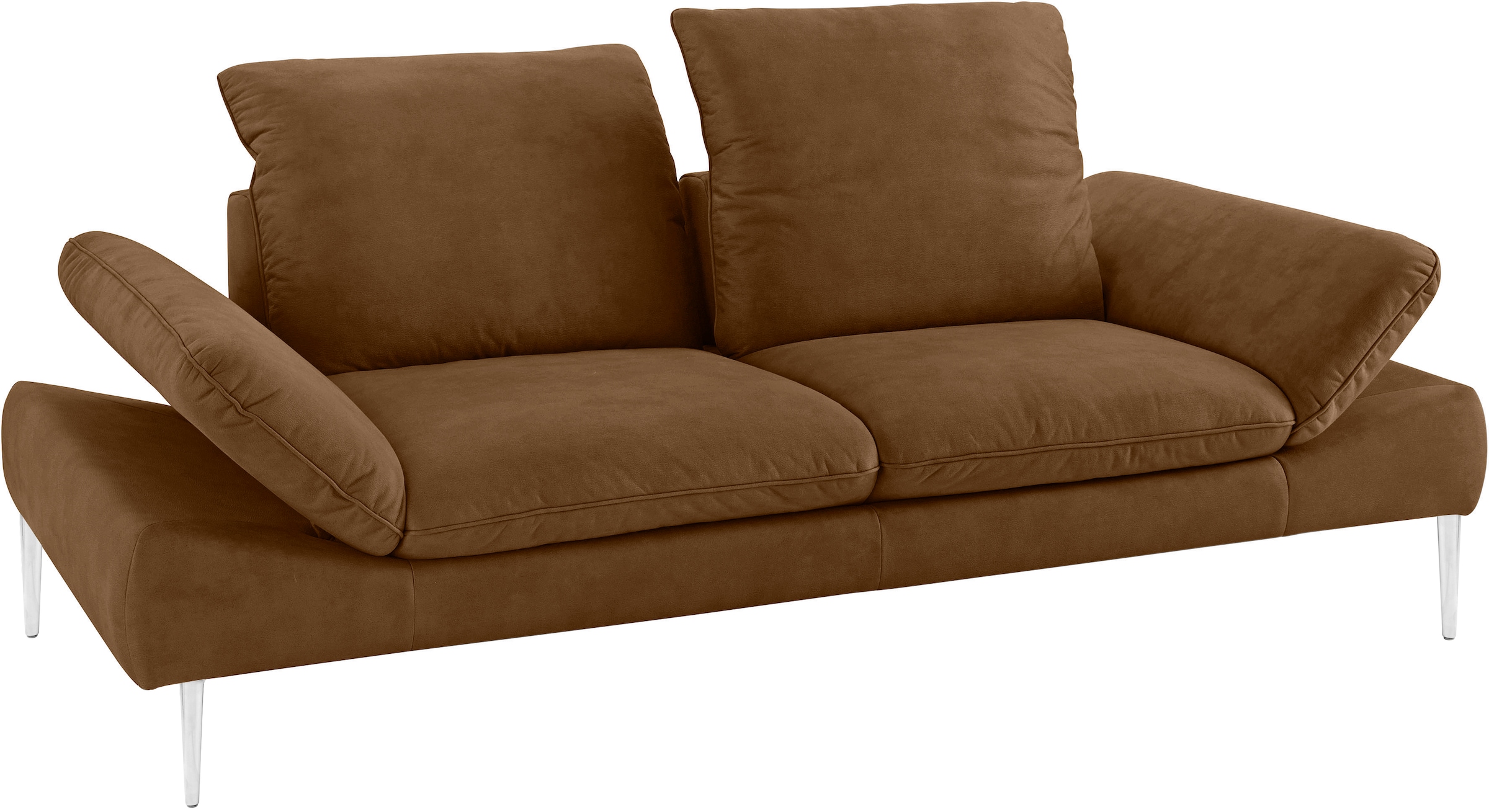W.SCHILLIG 2,5-Sitzer »enjoy&MORE«, mit Sitztiefenverstellung, Füße silber matt, Breite 232 cm