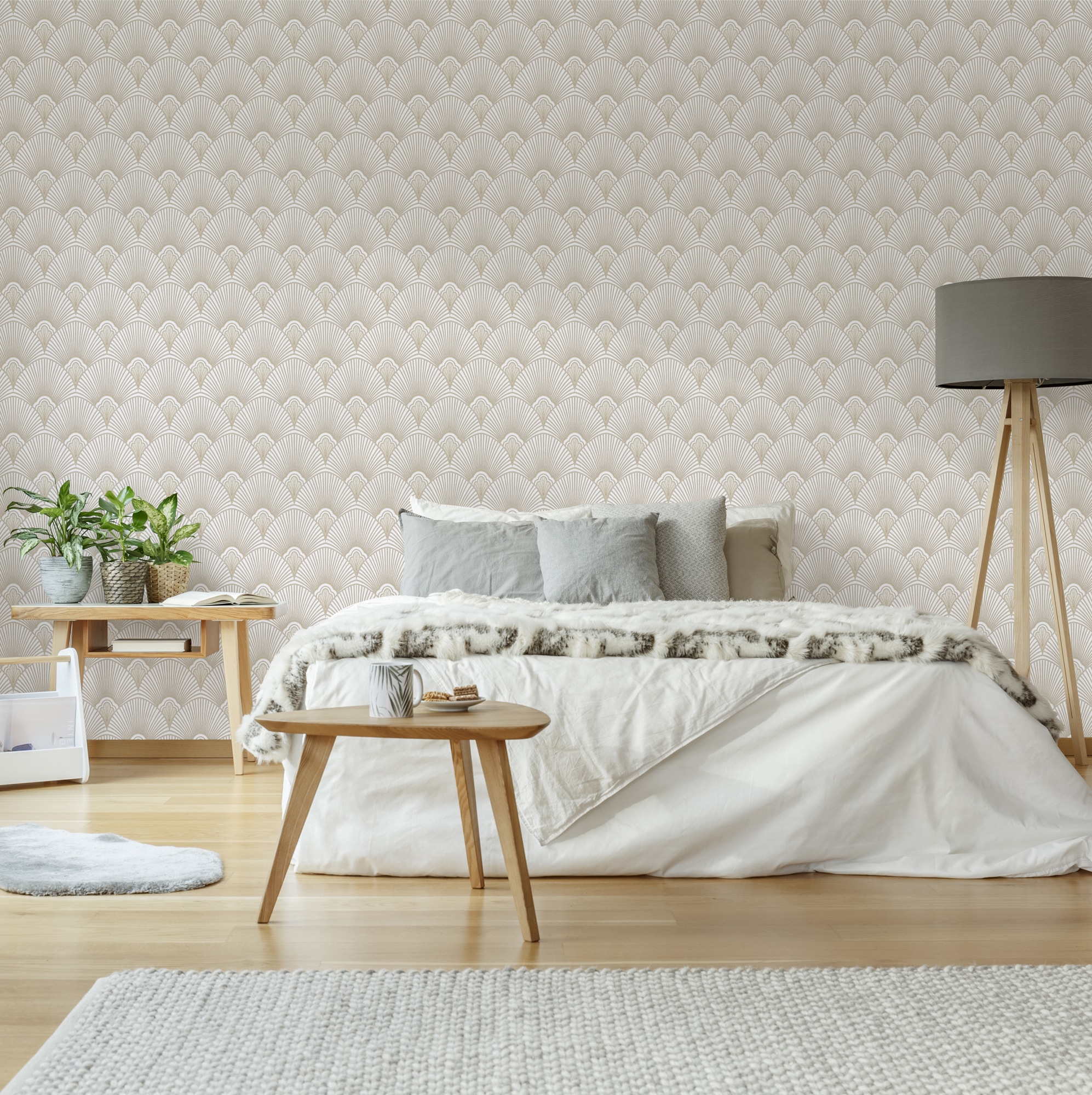 Sublime Vliestapete »ART DECO NATUREL«, Retro, Design Tapeten