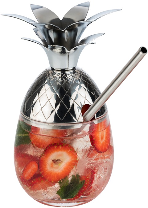 Buddy's Becher »Buddy´s Bar« 2 Ananas Cocktail Becher, 350 ml, Pineapple Mu günstig online kaufen