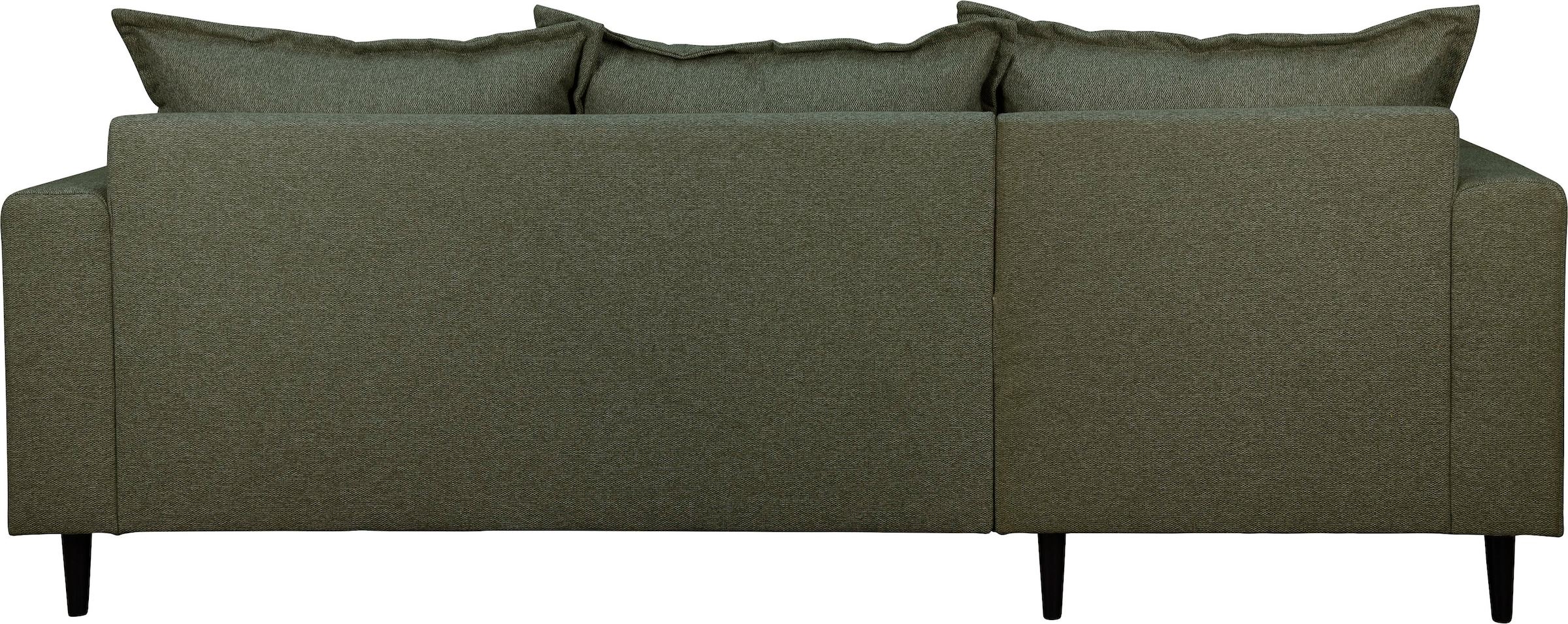 Home affaire Ecksofa »VEYRAS L-Form, hoher Sitzkomfort, Maße B/T/H: 230/150/76 cm«, mit Wellenunterfederung, incl. Rückenkissen und Zierkissen