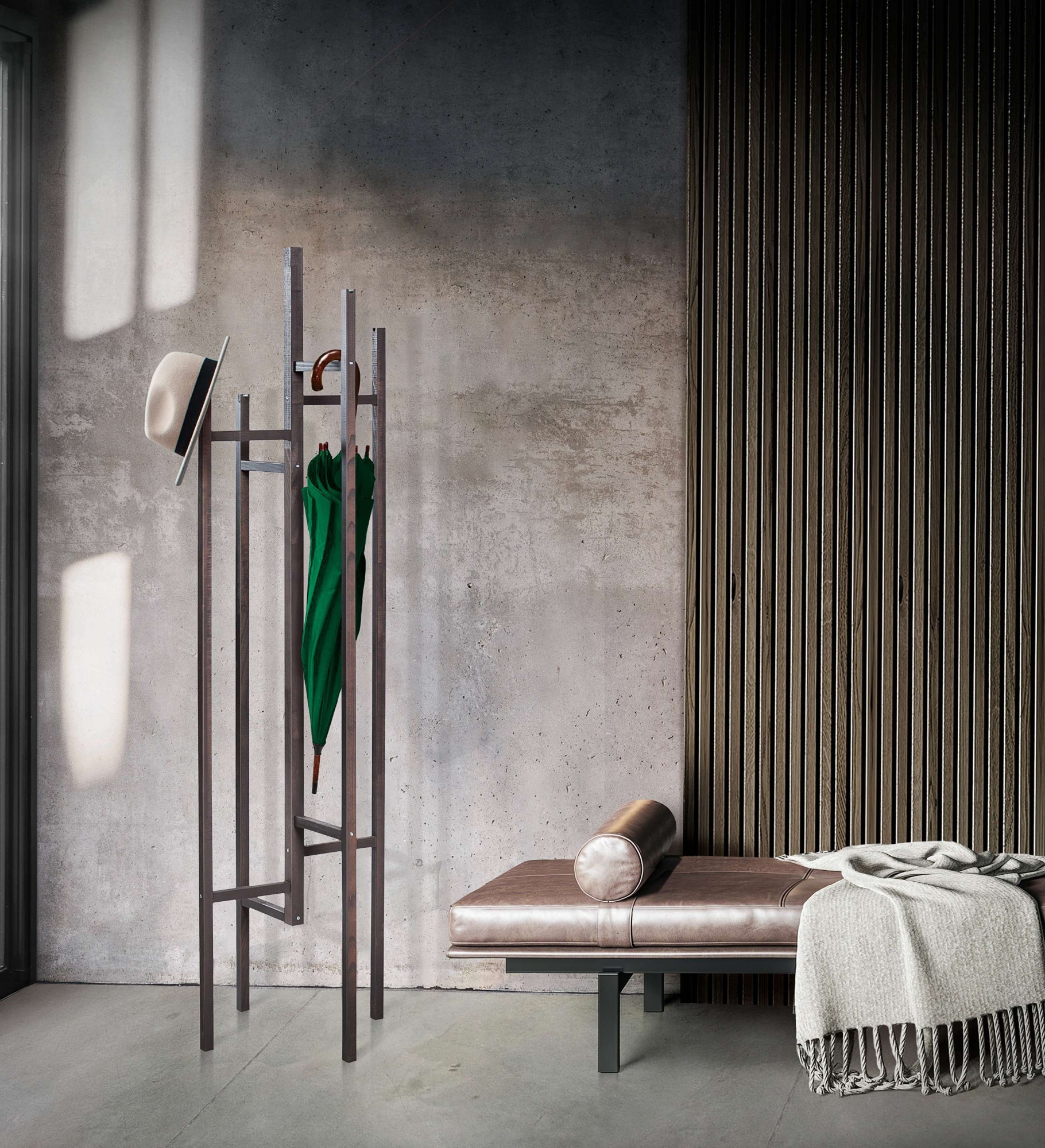 Woodman Garderobenständer »Eigen«, im skandinavian Design, aus keilverzinkter massiver Buche