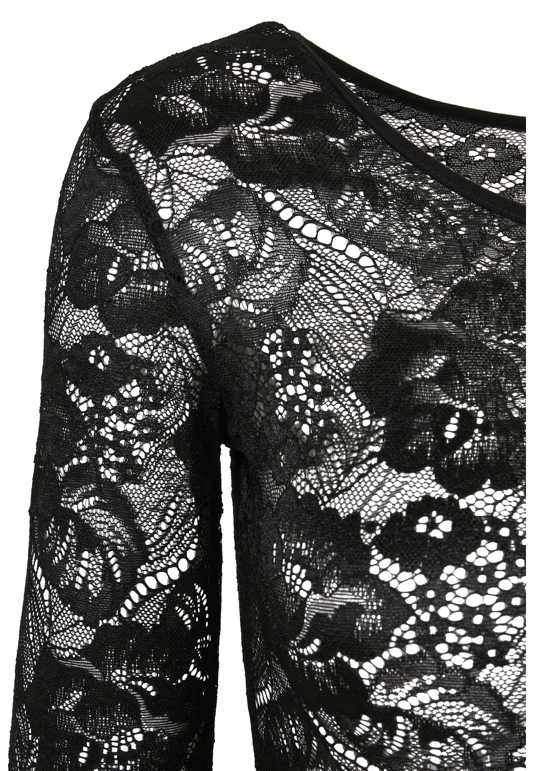 URBAN CLASSICS Body »Urban Classics Damen Ladies Lace Longsleeve Body«