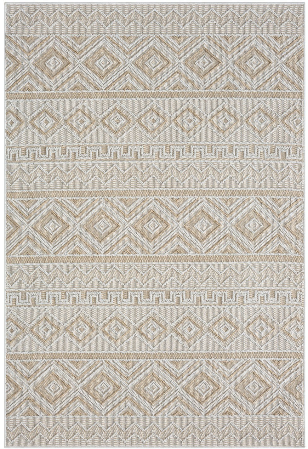 Myflair Möbel & Accessoires Teppich »Vera Lagerräumung«, rechteckig, 8 mm Höhe, modernes Design, In & Outdoor geeignet, Balkon, Terrasse