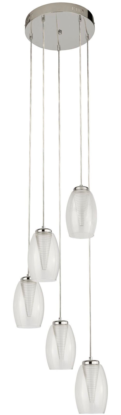 Searchlight LED-Hängeleuchte »Hängeleuchte Cyclone, 5-flammig« LED-Modul 1 günstig online kaufen