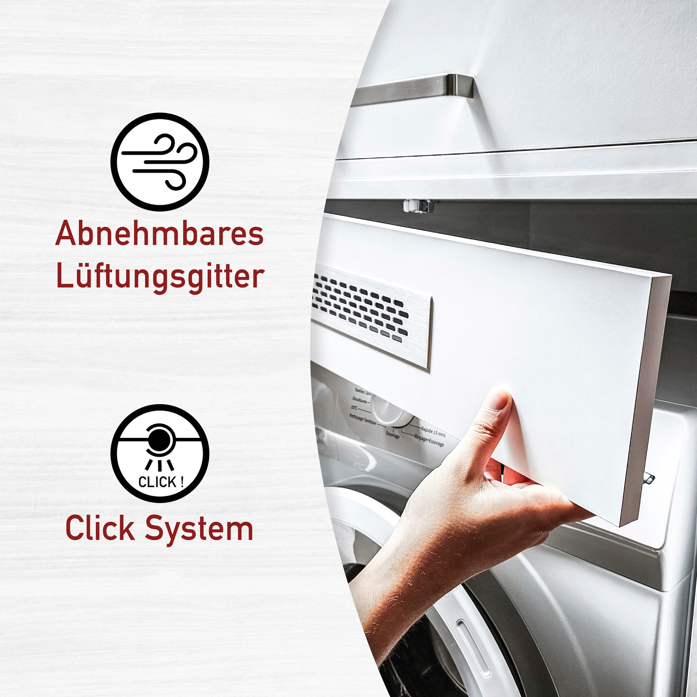 Inter Link Mehrzweckschrank-Set »Norela, Waschmaschinenumbauschrank, Geräteschrank mit Wäscheschrank« 8 Stk. tlg.