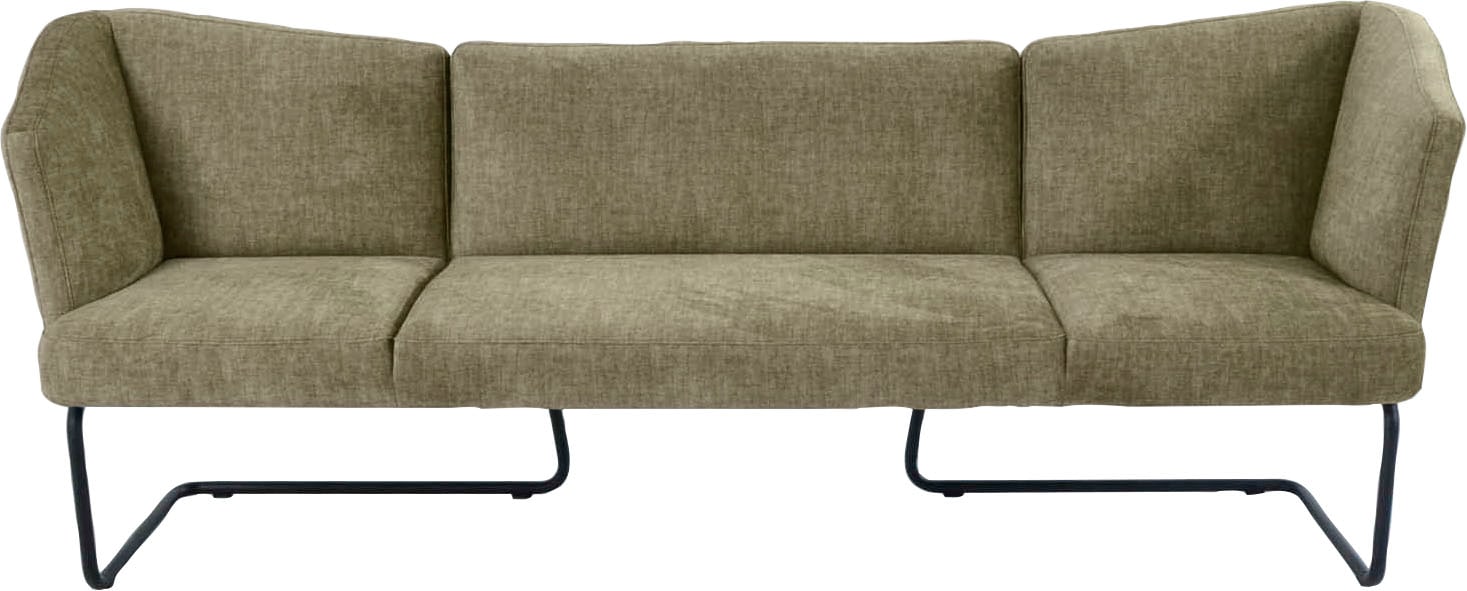K+W Komfort & Wohnen Polsterbank »Mikkado Tube«, in abgerundeter Form, Rundrohrkufe lang, in 2 Breiten 192 oder 242 cm