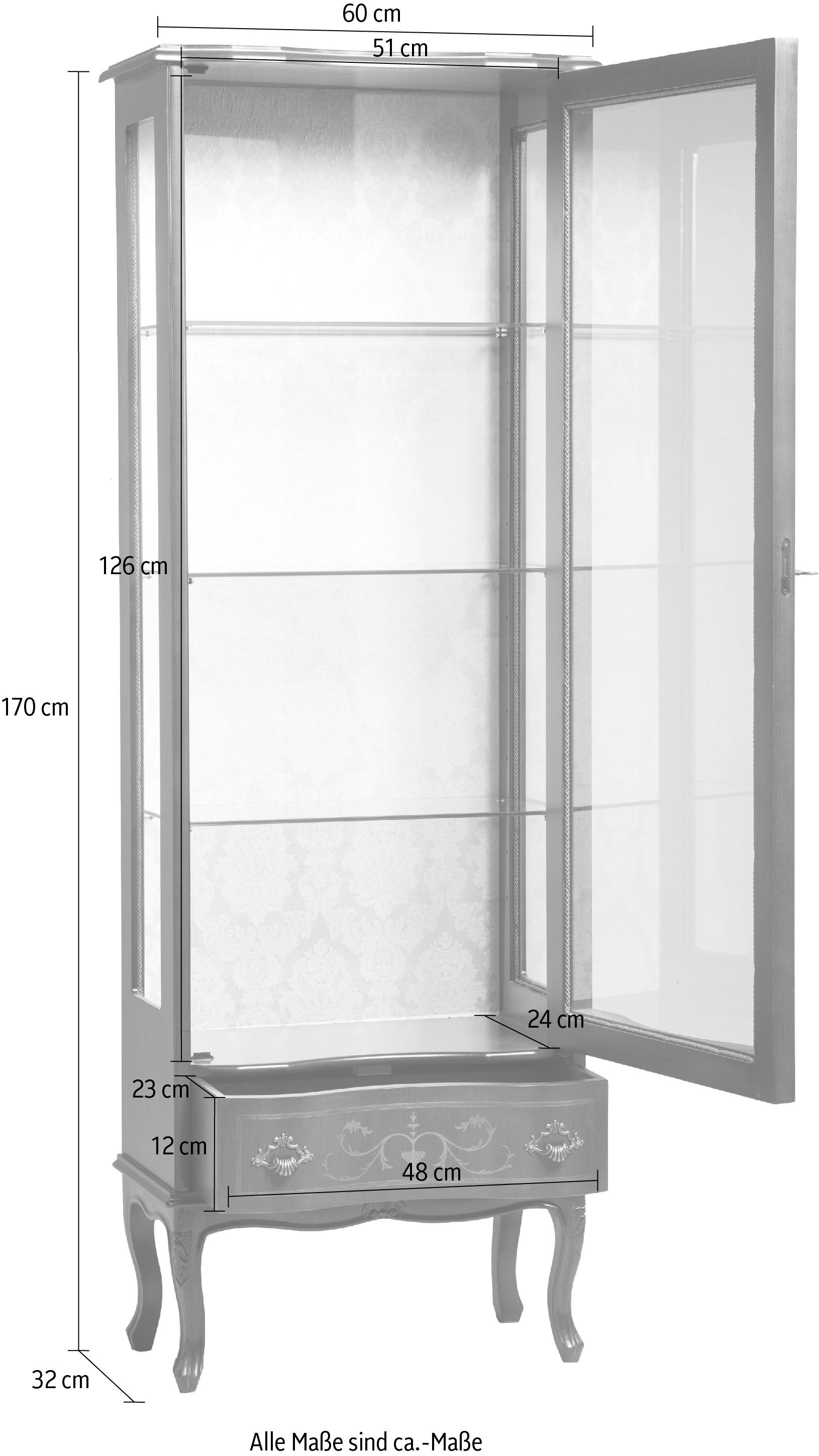 Home affaire Vitrine »PUCCINI 560«, Höhe 170 cm auf Rechnung kaufen