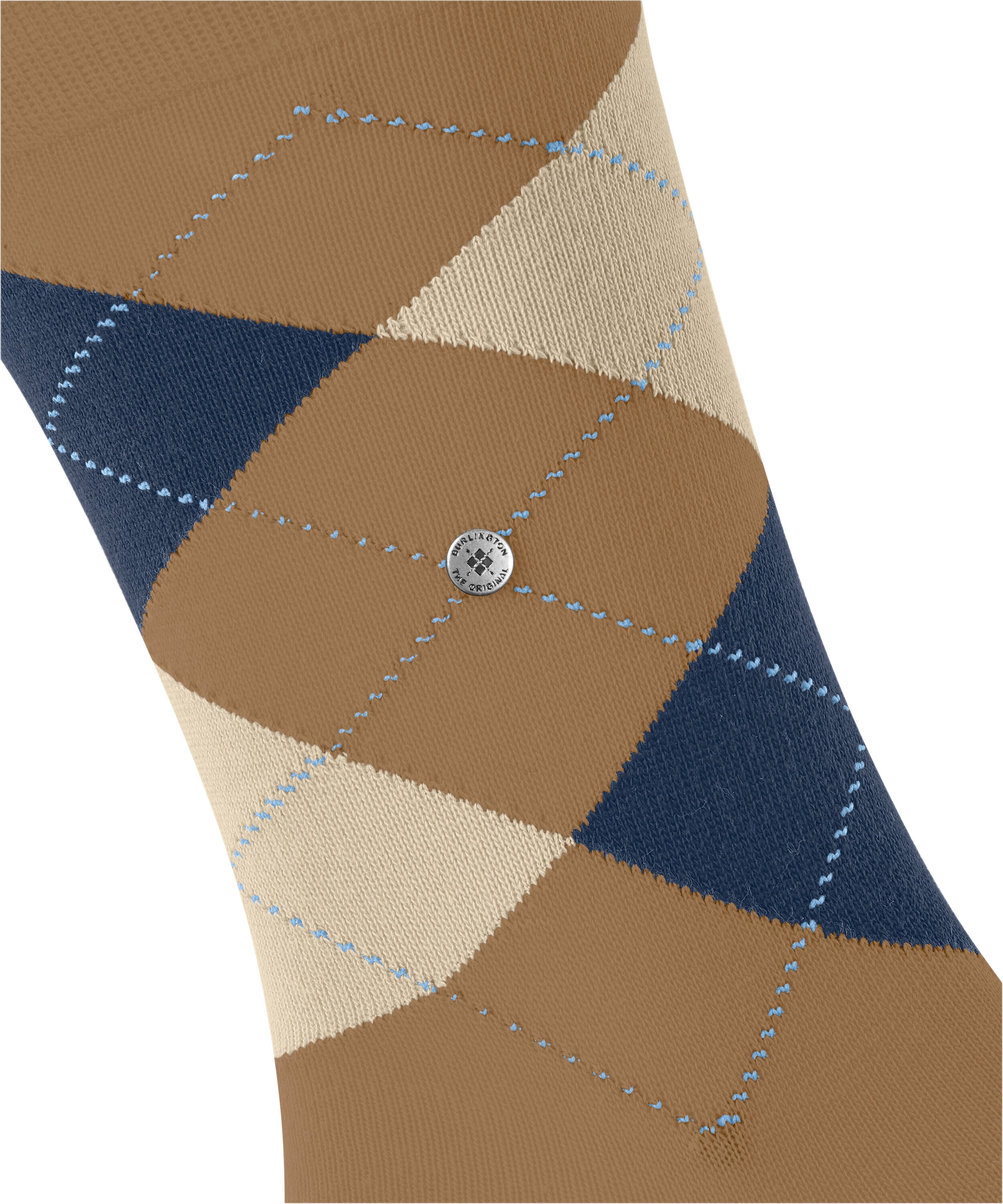 Burlington Socken »King« Einheitsgröße 40-46, Argyle-Muster, Burlington-Clip