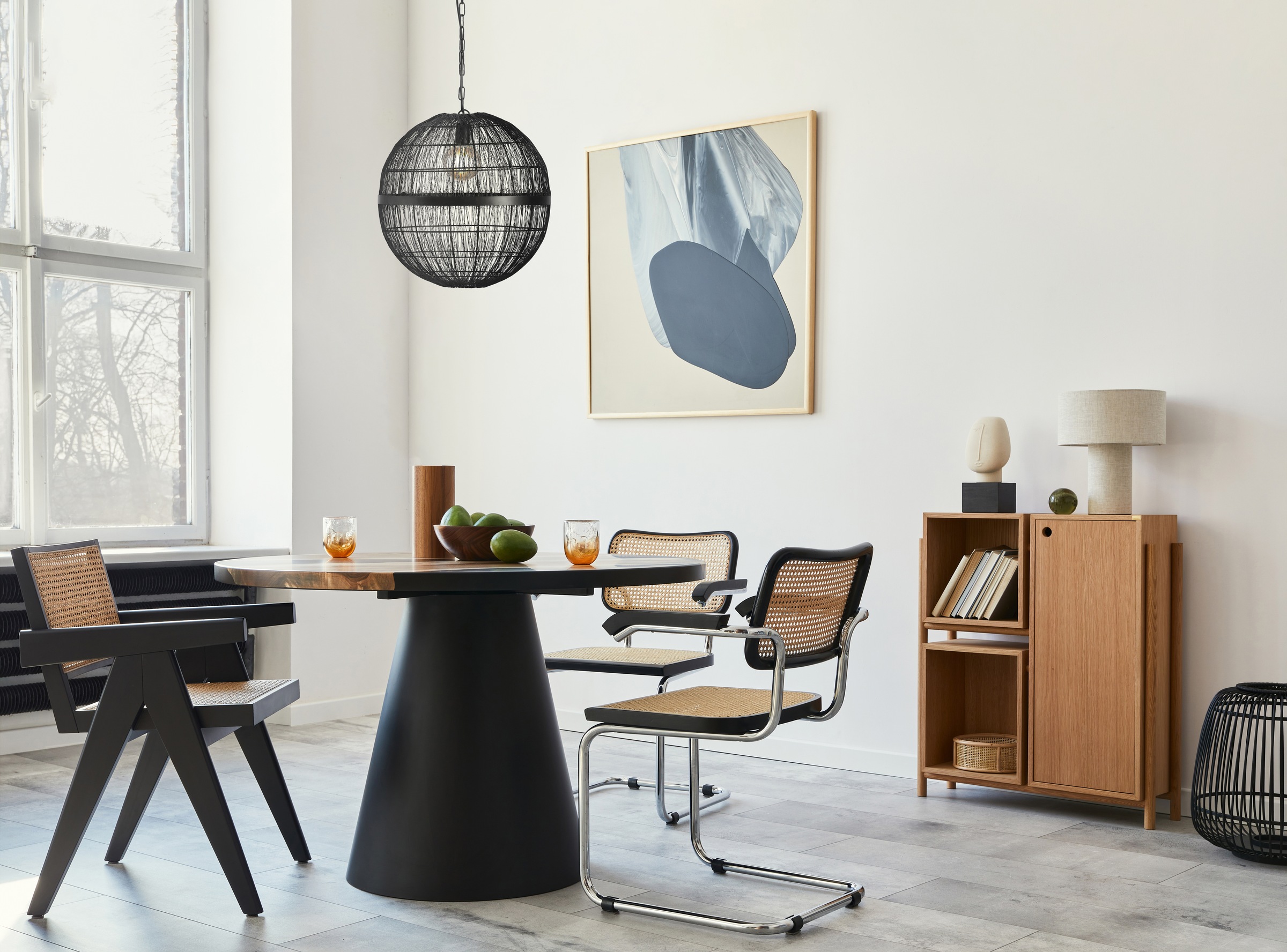 GLOBO LIGHTING Hängeleuchte »HERMI II« E27 1 Stk. Hängelampe schwarz Metall günstig online kaufen