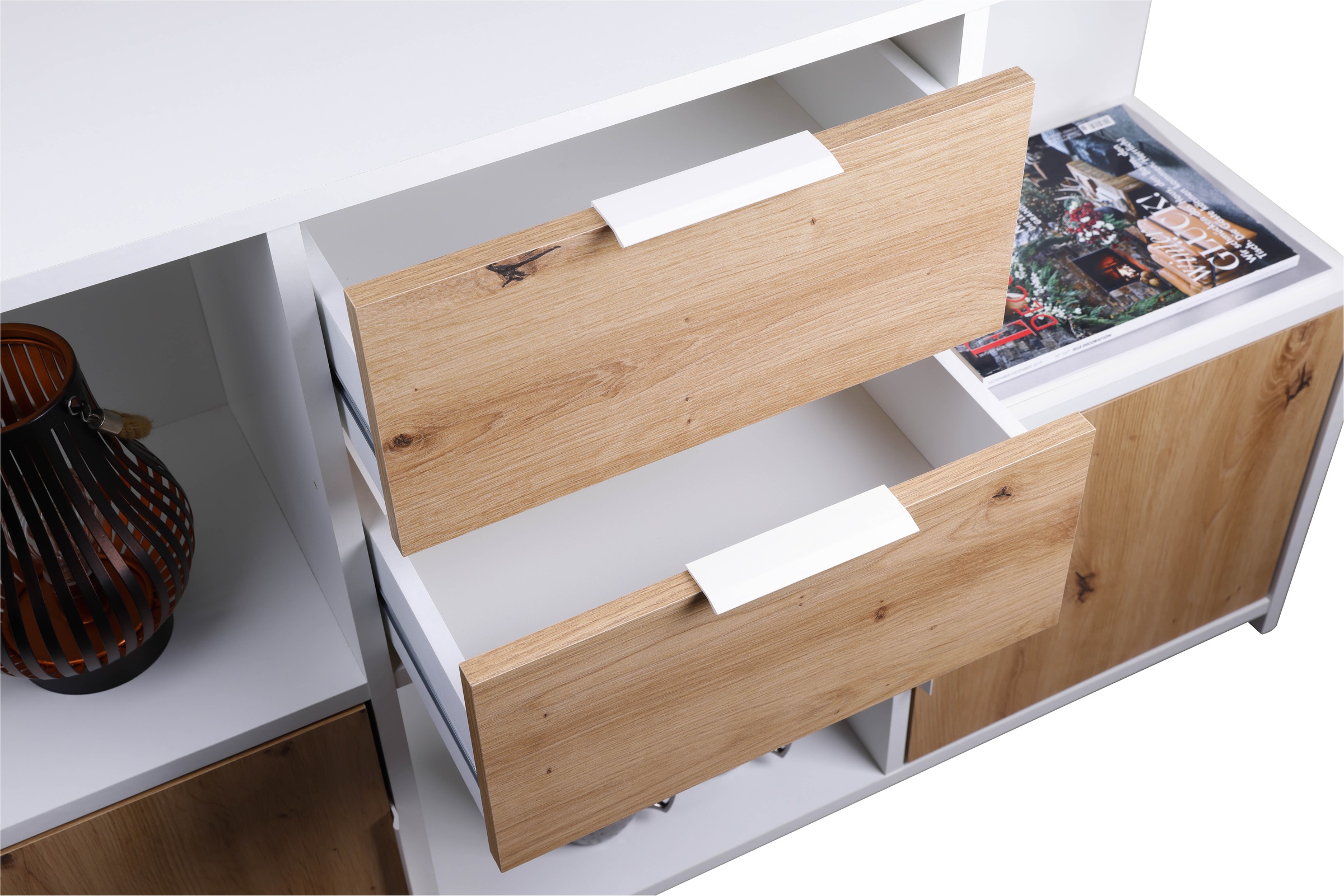 Inter Link Sideboard »Sideboard Pepeto« 1 Stk. tlg. Modular, individuelle Gestaltung, BxTxH: ca. 120 x 30 x 77 cm