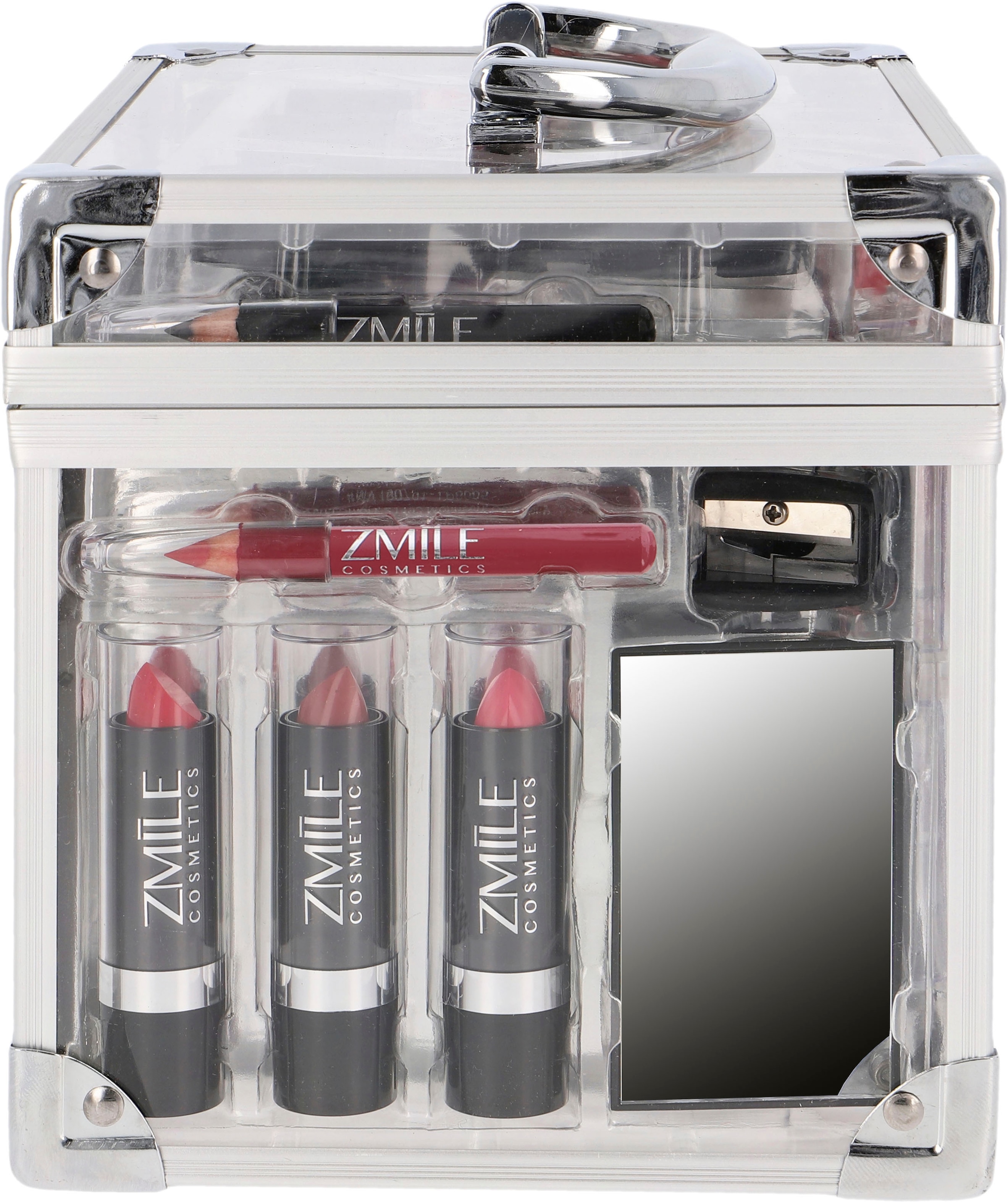 ZMILE COSMETICS Schmink-Koffer »Acrylic'«, (42 tlg.), 42 Teile für Augen, Lippen, Wangen und Nägel.