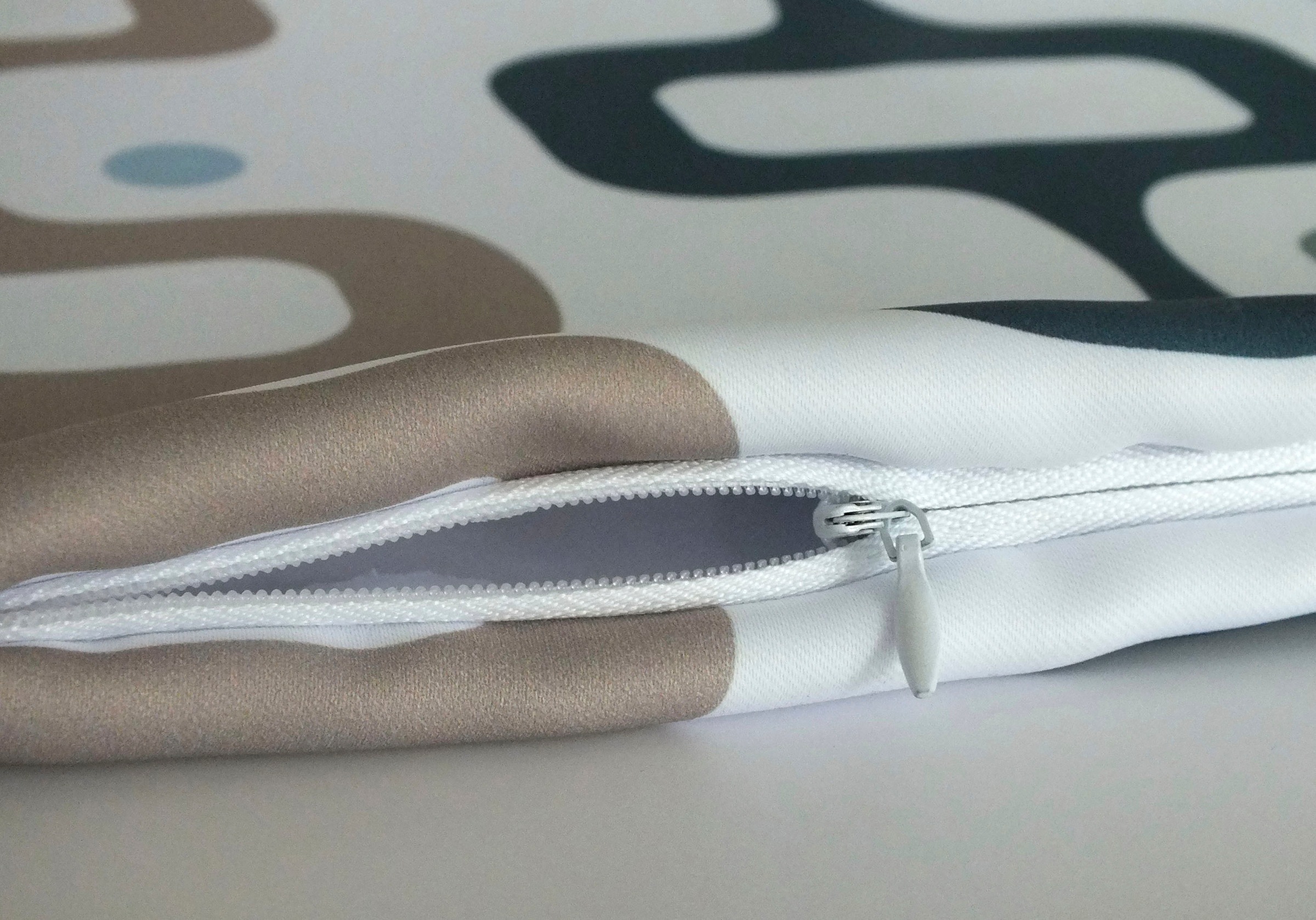 queence Dekokissen »Lavendel« Kissenhülle,Merry Christmas,Weiß,Kranz,Weihnachten,Festlich,Dekorativ