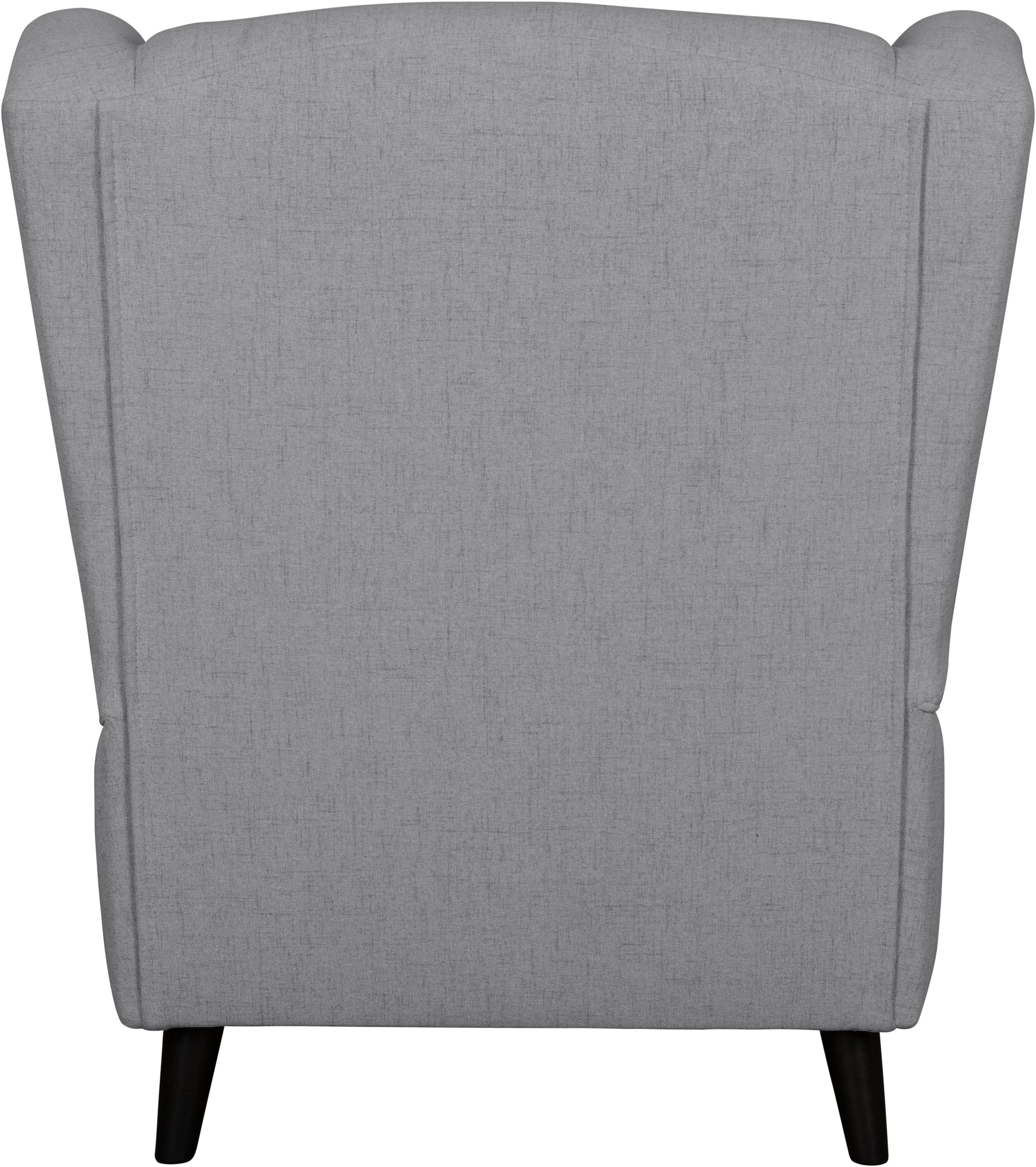 Home affaire Sessel »Ohrensessel CHISTELLE, wahlweise mit Polsterhocker«, mit Wellenunterfederung, Maße: B/T/H: 81/87/99 cm
