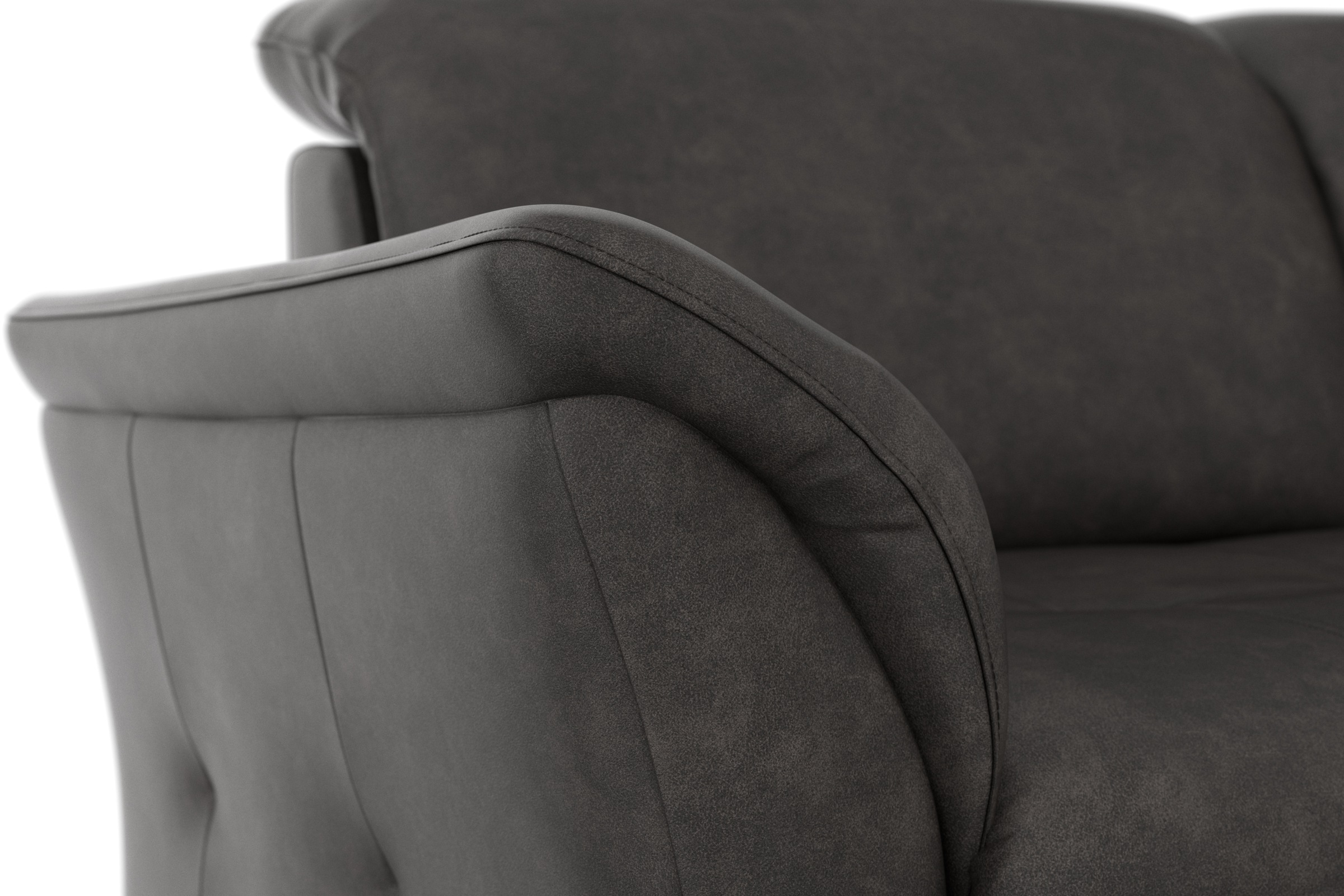 sit&more Ecksofa »Maggiore L-Form«, wahlweise mit Kopfteilverstellung, Bettfunktion und Stauraum