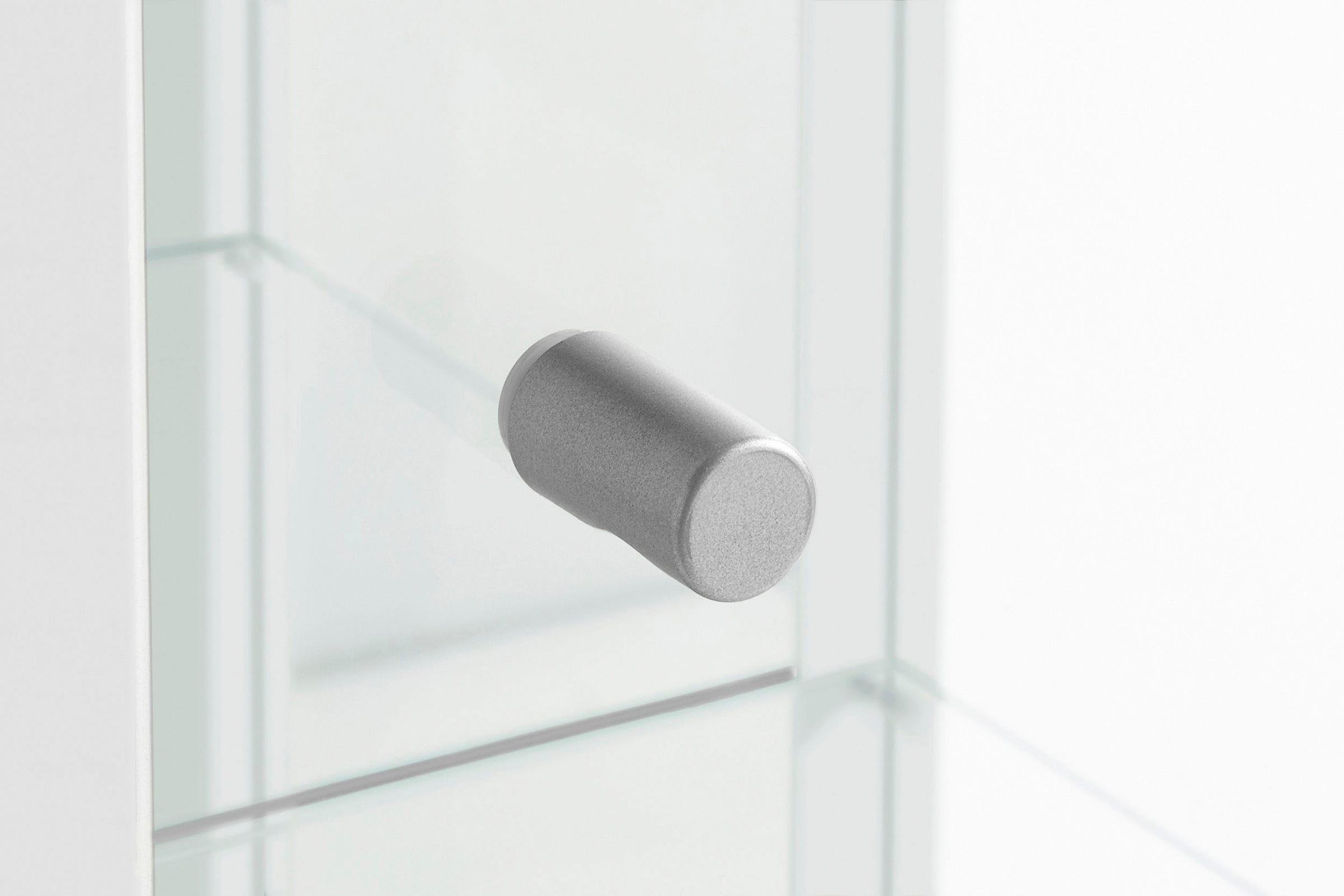 fif möbel Vitrine »Optima«, Standvitrine, Glastüren, 7 Böden, LED, vielseitig, perfekt für Sammler