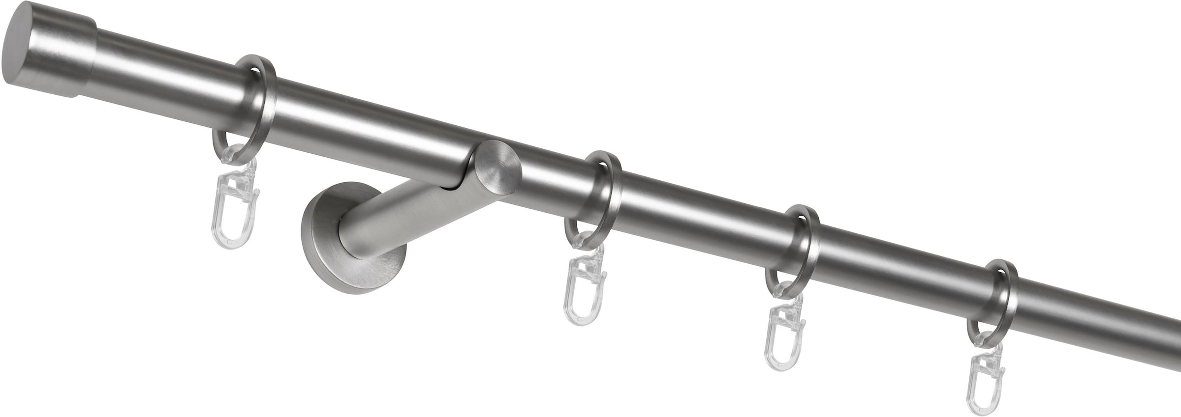 mydeco Gardinenstange »Cap« Ø 20 mm 1 läufig-läufig Fixmaß günstig online kaufen