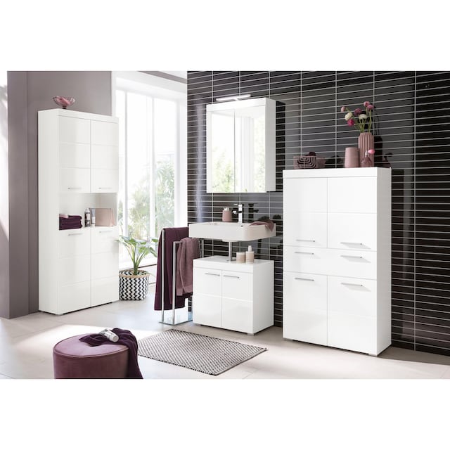 INOSIGN Waschbeckenunterschrank »Avena«, Höhe 56 cm, Badezimmerschrank mit 2  Türen und Aussparung im Online-Shop bestellen