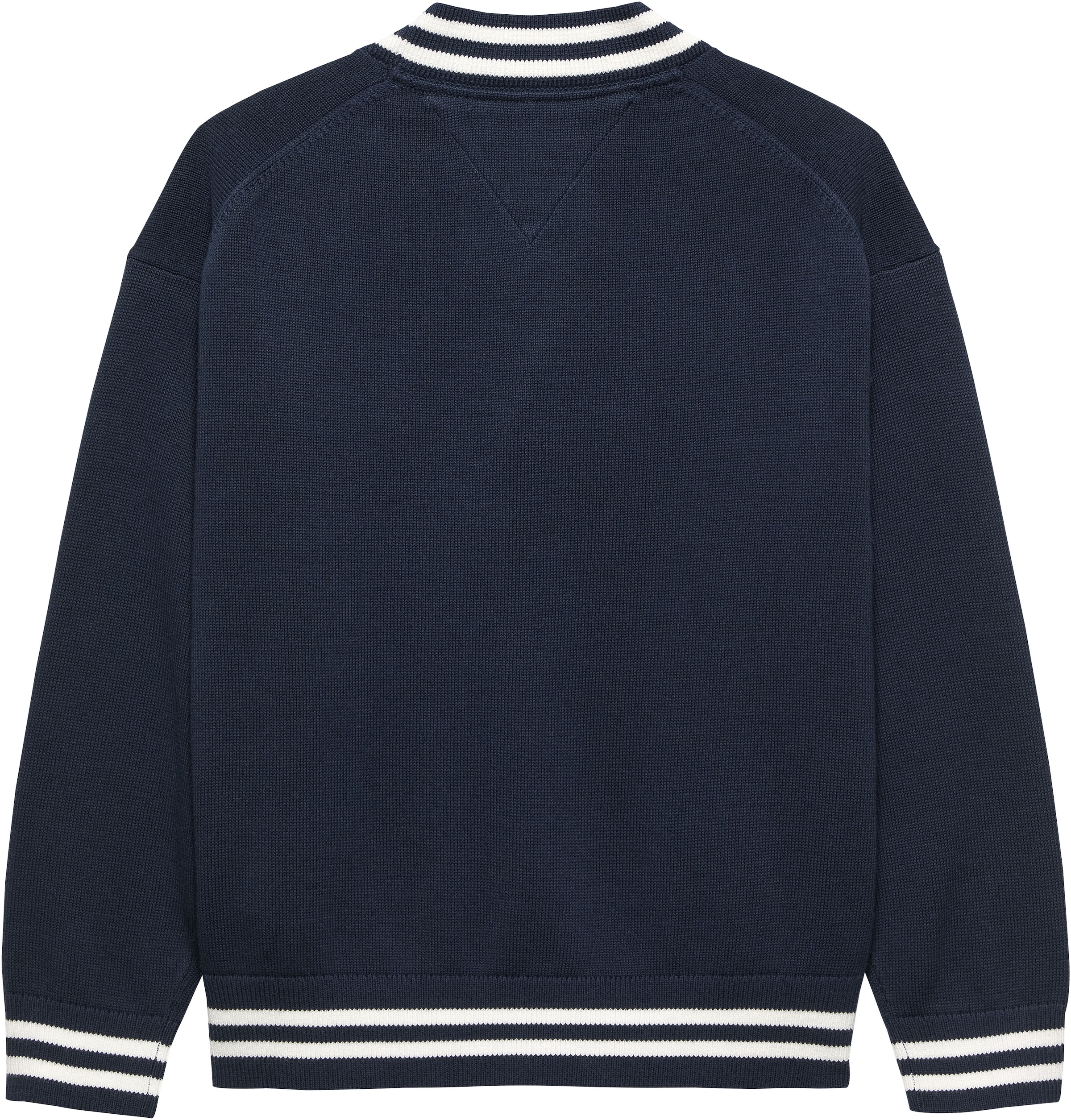 Tommy Hilfiger Strickjacke »VARSITY RIB V-NECK CARDIGAN« Kinder bis 16 Jahre, regular fit