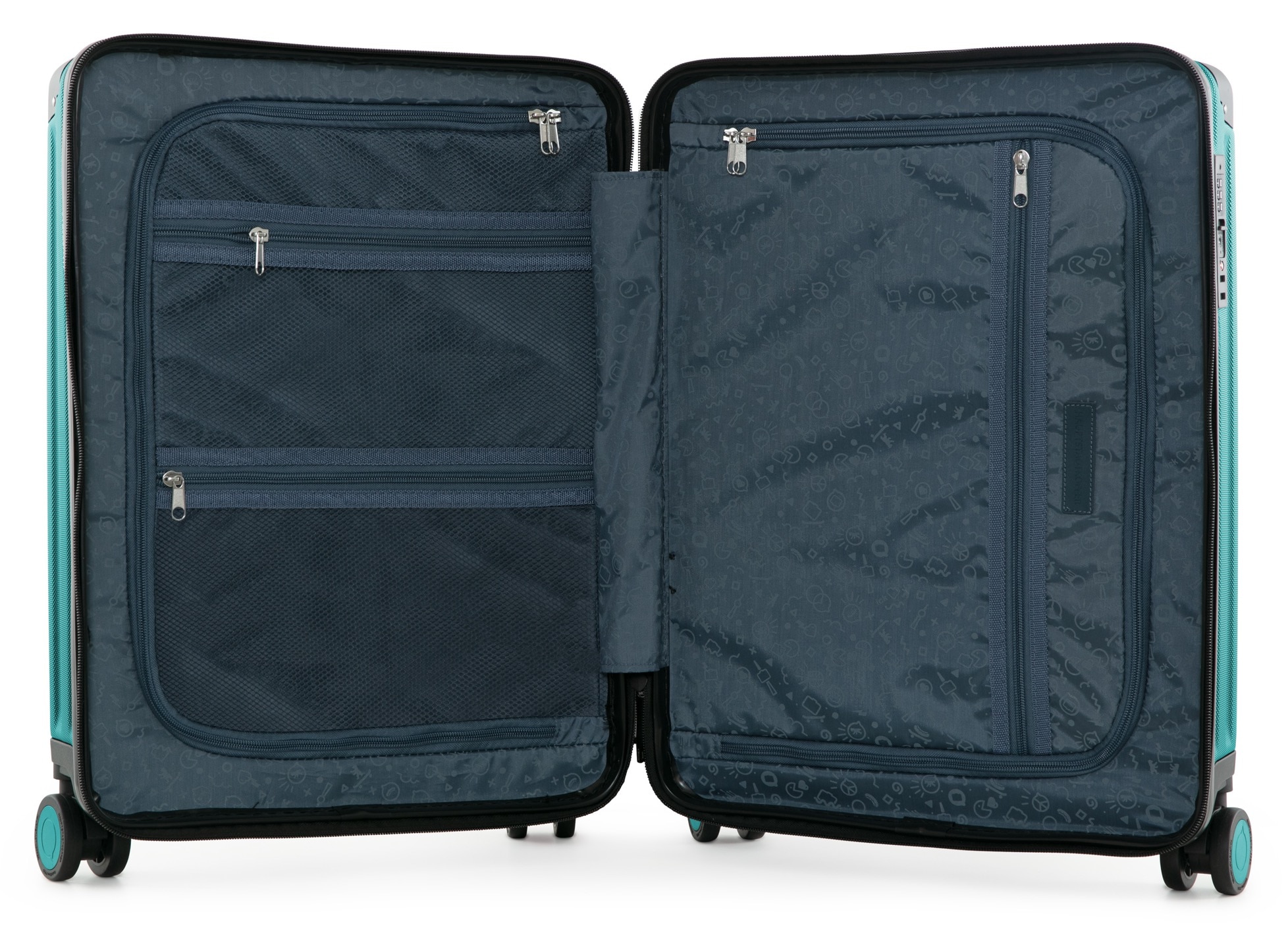 Hauptstadtkoffer Hartschalen-Trolley »Q-Damm, verschiedene Farben und Größen«, 4 Rollen, Hartschalenkoffer Reisekoffer Trolley mit TSA-Schloss