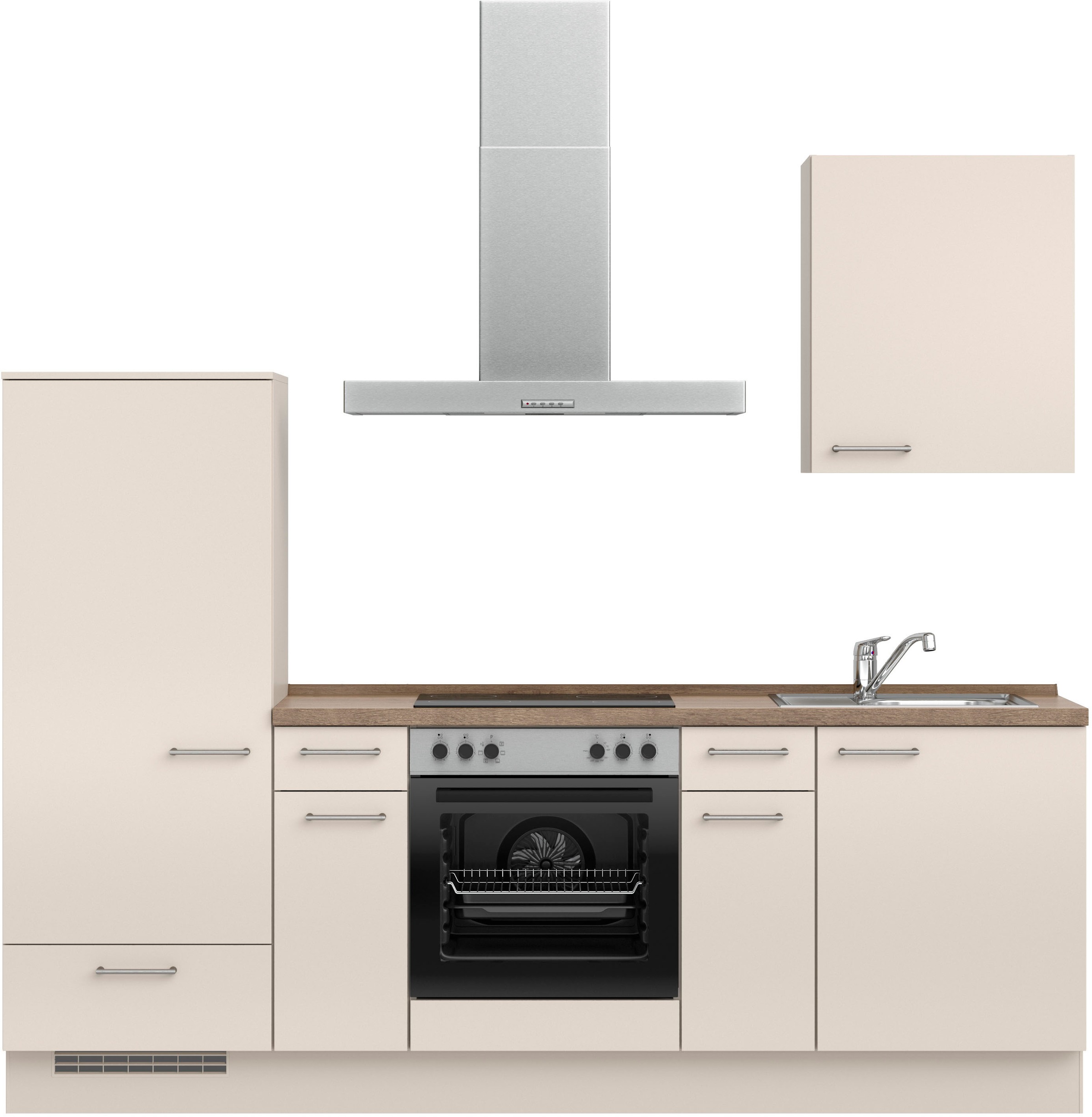 nobilia® Küchenzeile »"Laser I", Ausrichtung wählbar, Breite 240 cm« vormon günstig online kaufen