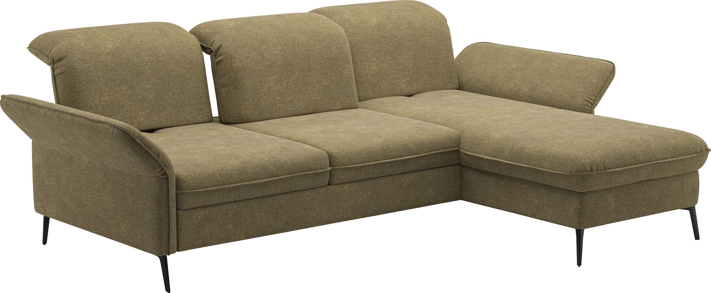 sit&more Ecksofa »Emely, inkl. Sitztiefenverstellung«, wahlweise mit Bettfunktion,Bettkasten,Kopf- & Armteilverstellung