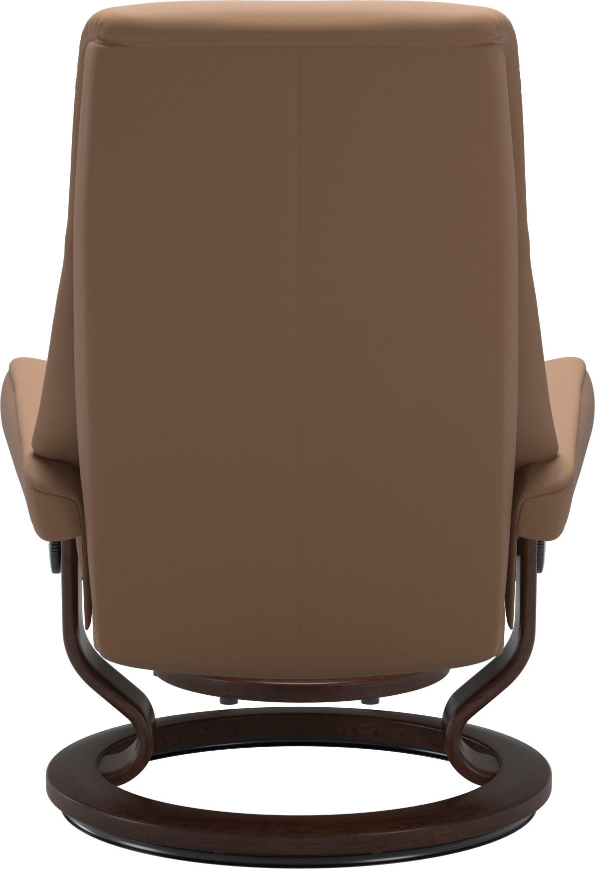 Stressless® Relaxsessel »View«, (Set, Relaxsessel mit Hocker), mit Classic Base, Größe M,Gestell Braun